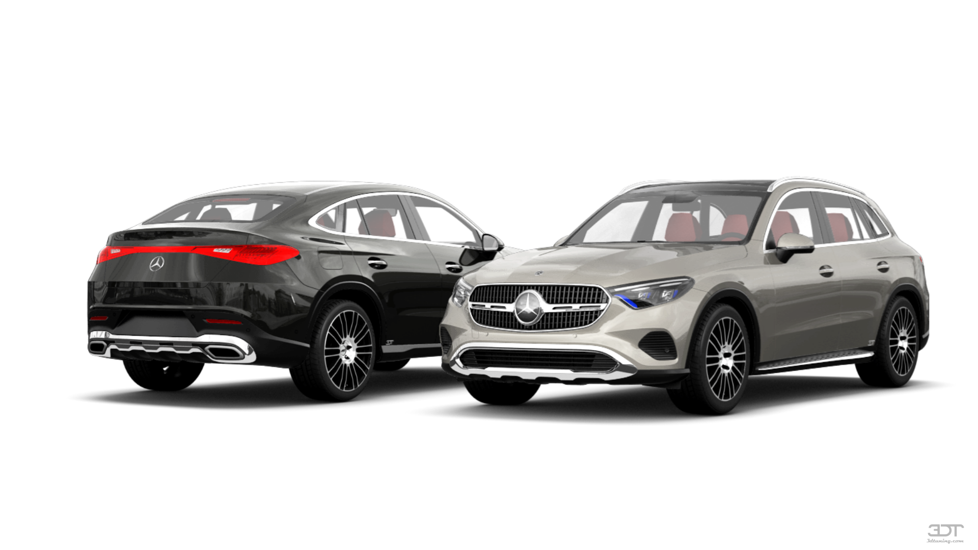 2 Mercedes-Benz GLCs in my garage