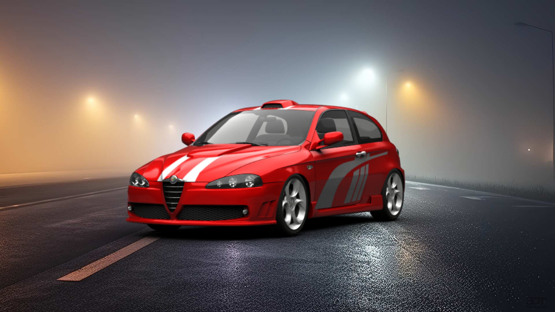 Alfa Romeo 147 3 Door Hatchback 2009 Images