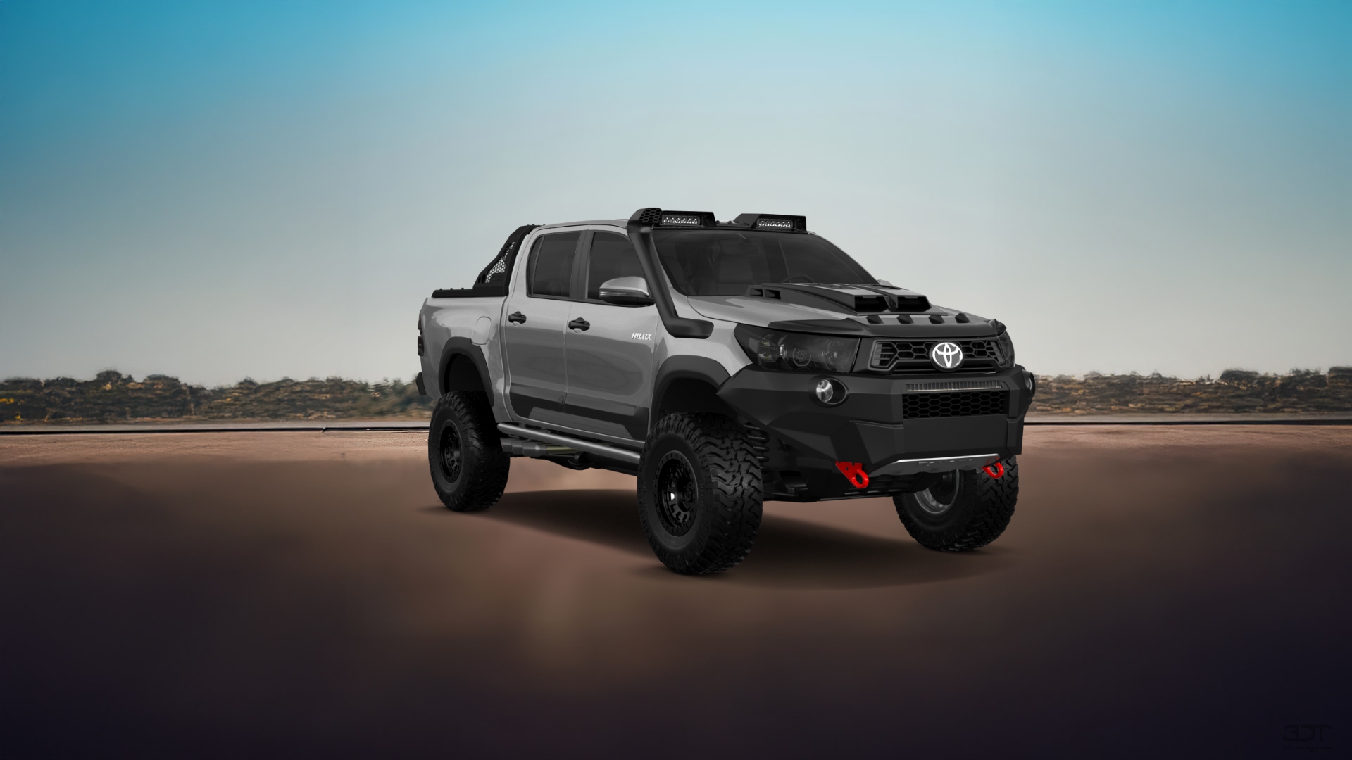 Toyota Hilux Double Cab 4 Door pickup truck 2015 tuning
