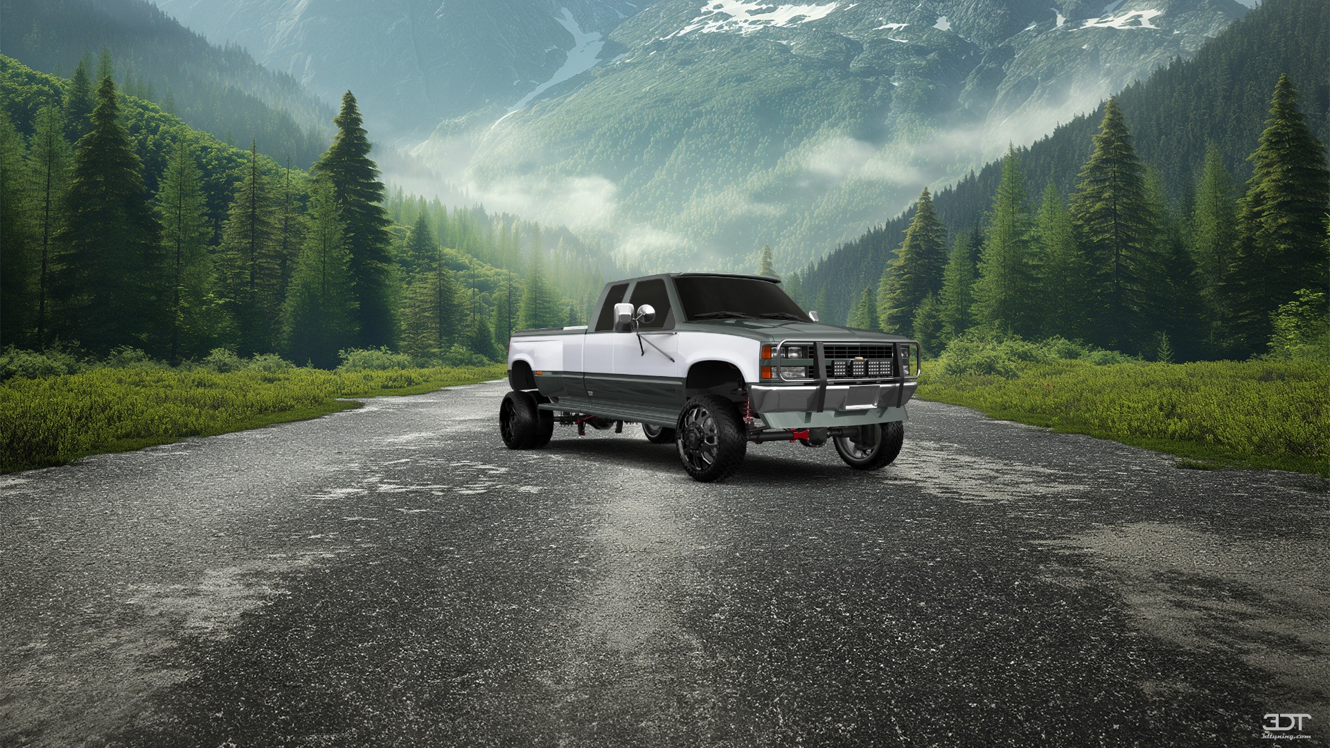 Chevrolet K3500 Extended Cab Pickup Truck 1988 tuning