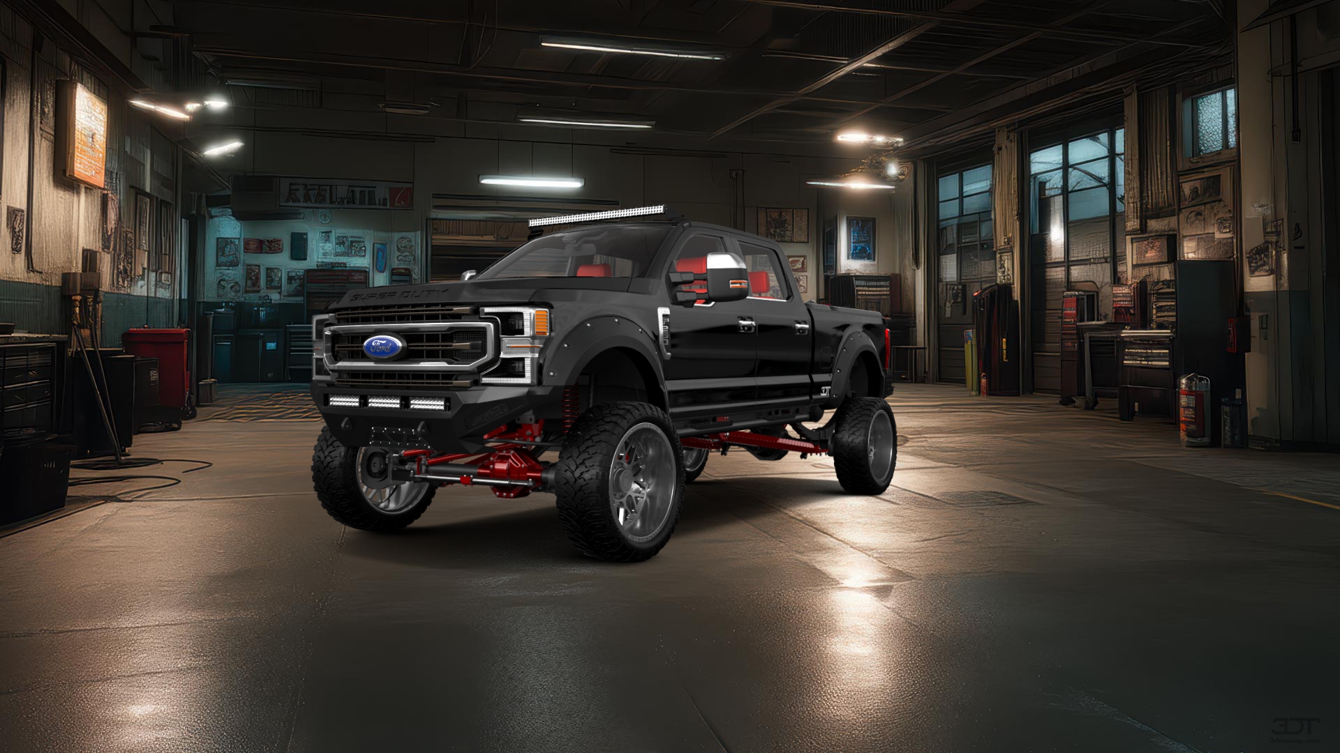 Ford F-250 4 Door pickup truck 2021 tuning