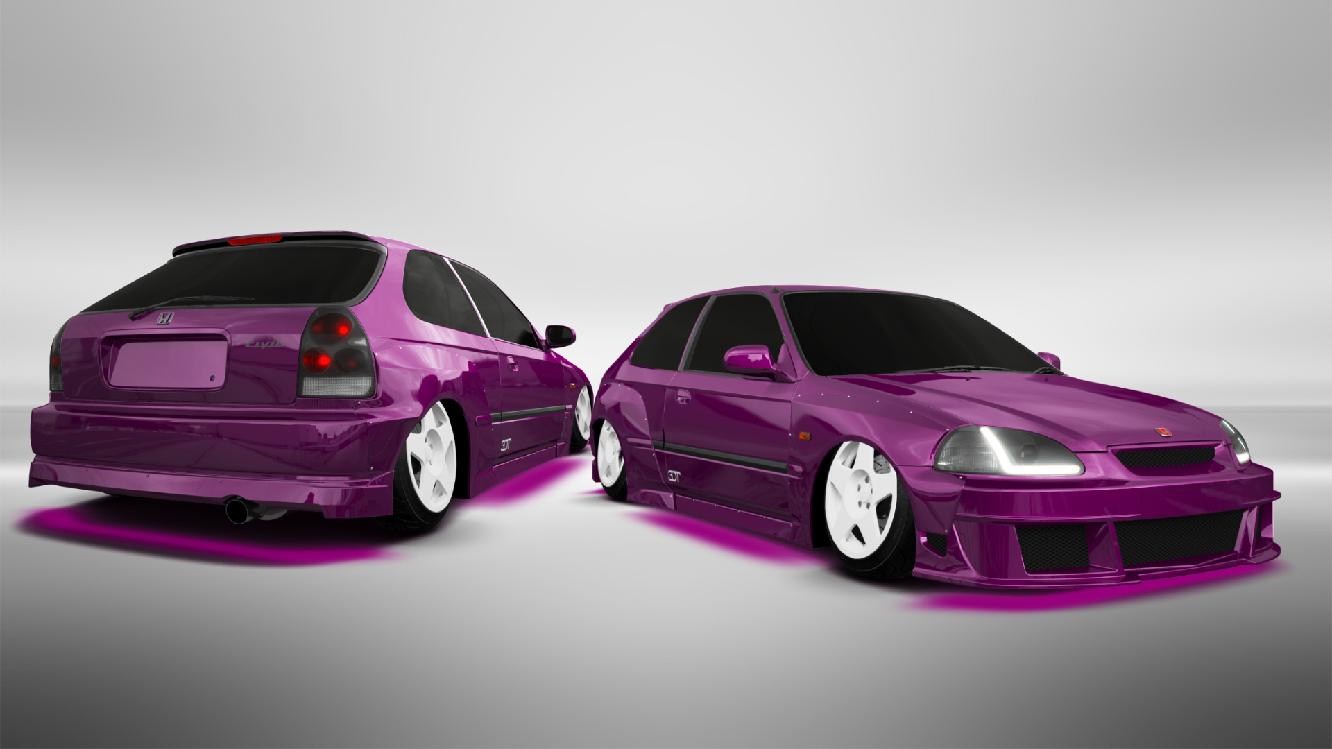Honda Civic 3 Door Hatchback 1997 tuning