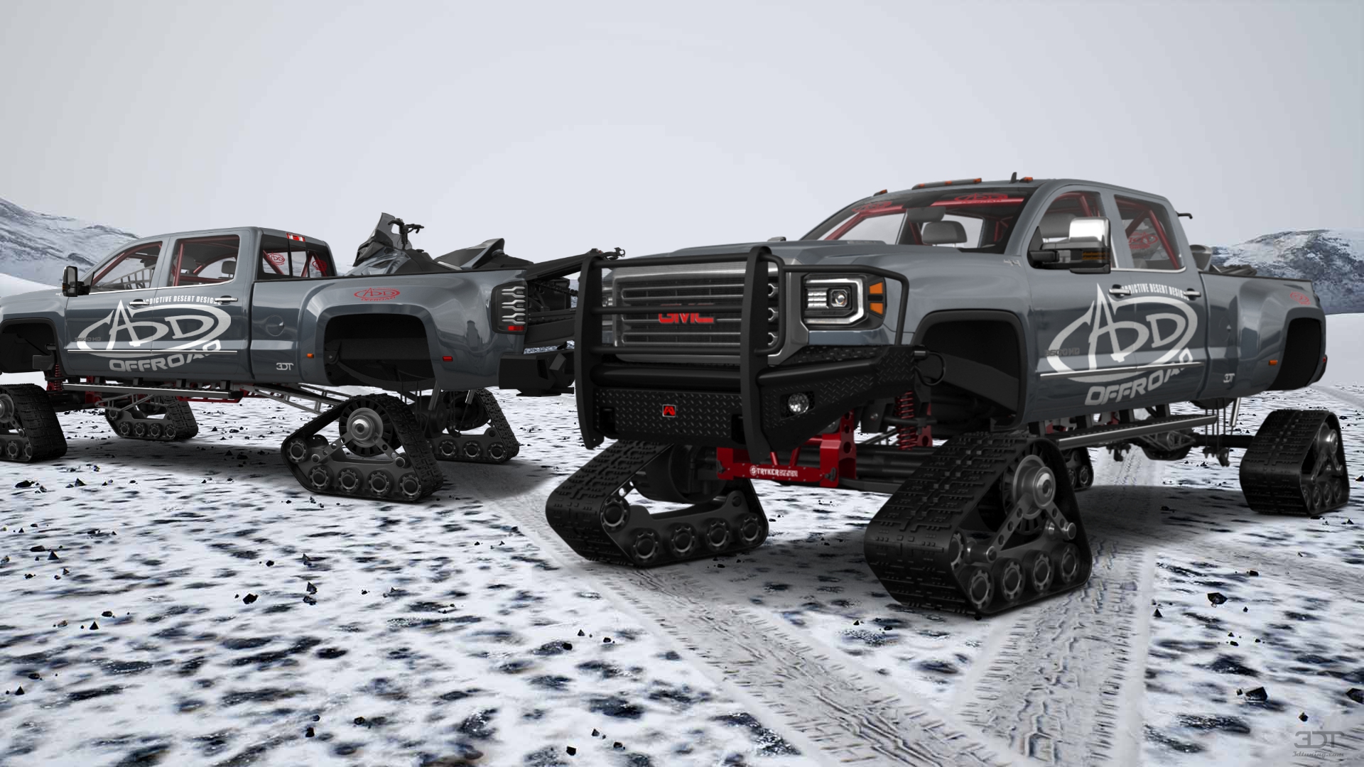 GMC Sierra 3500 HD Crew Cab 4 Door pickup truck 2015 tuning