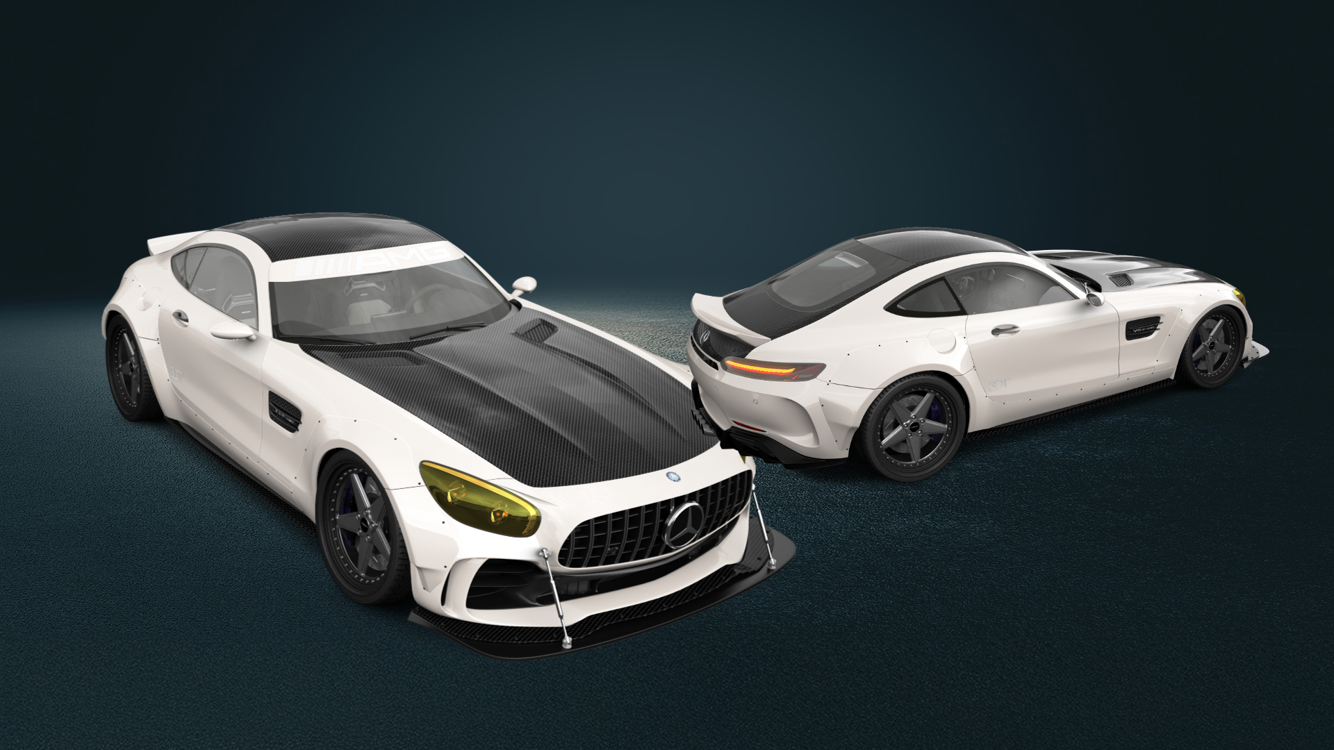 Mercedes AMG GT 2 door fastback coupe 2016 tuning