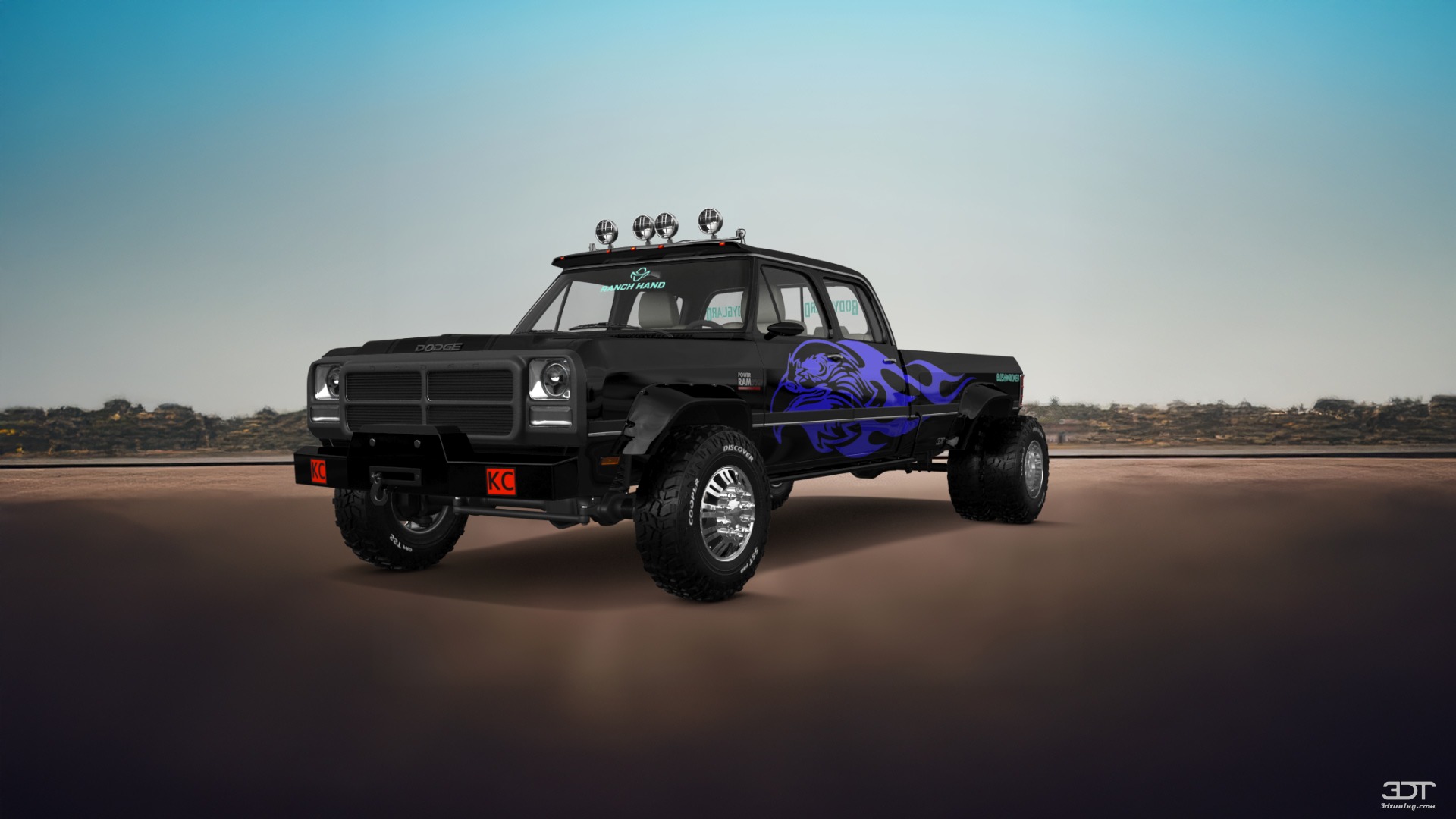 Dodge Ram 350 4 Door pickup truck 1991 tuning