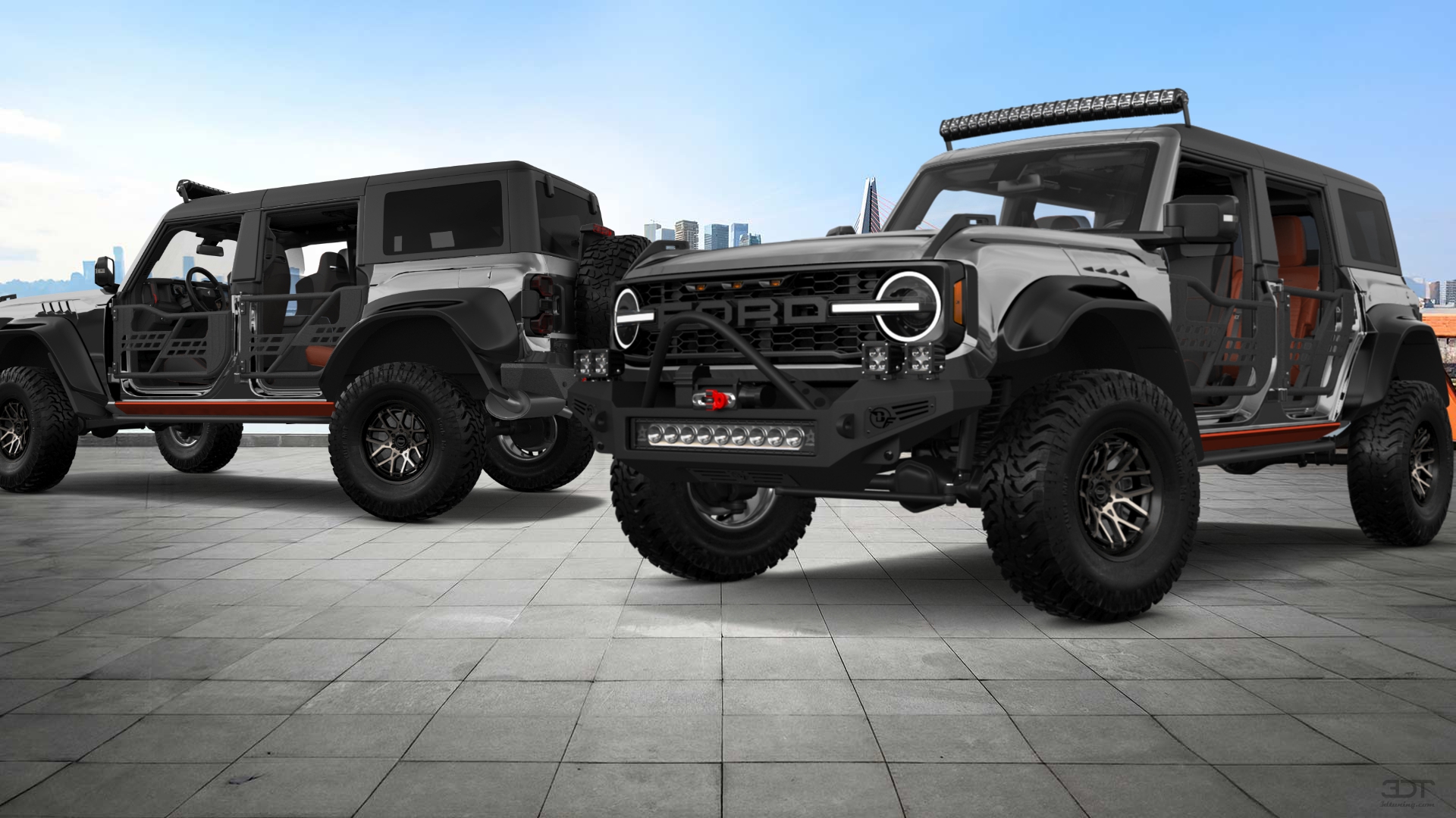 Ford Bronco Raptor 4 Door pickup truck 2022 tuning