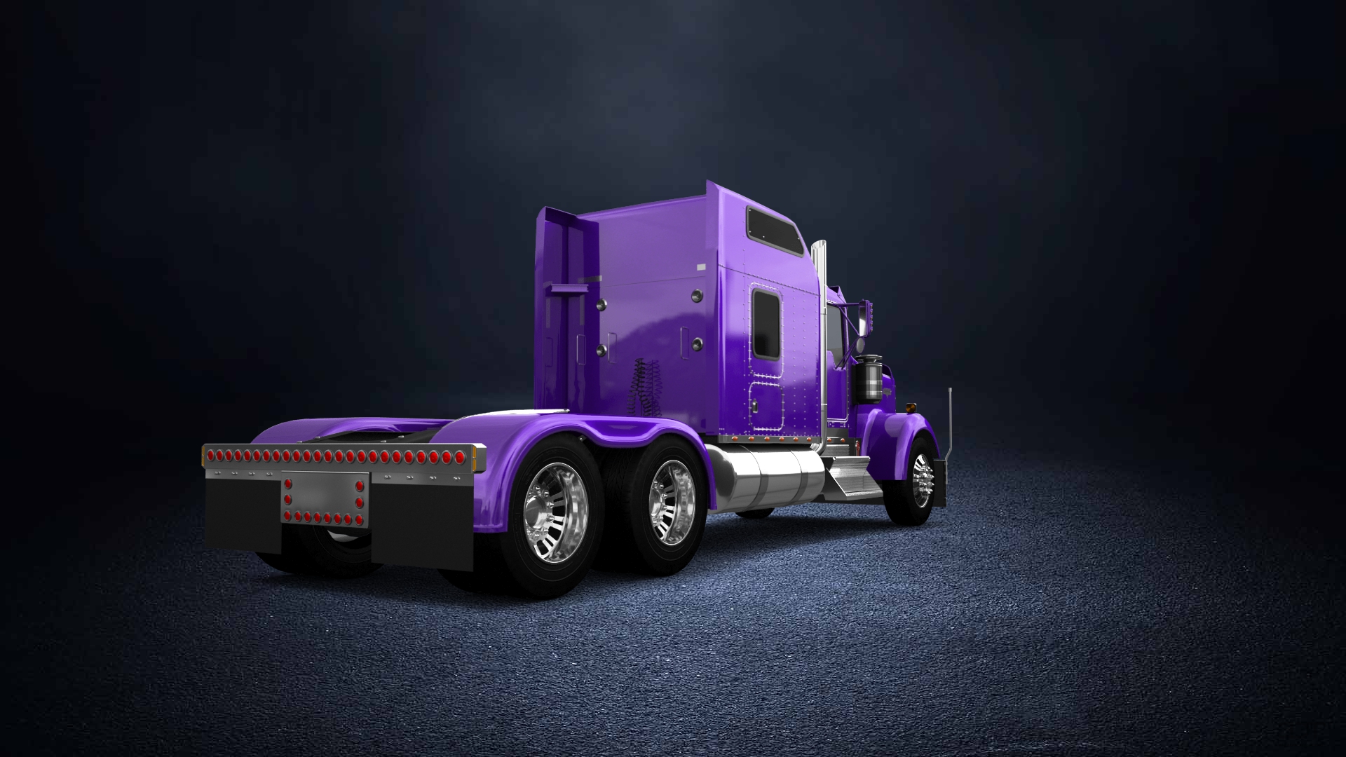 Kenworth W900 Sleeper Cab Truck 2015
