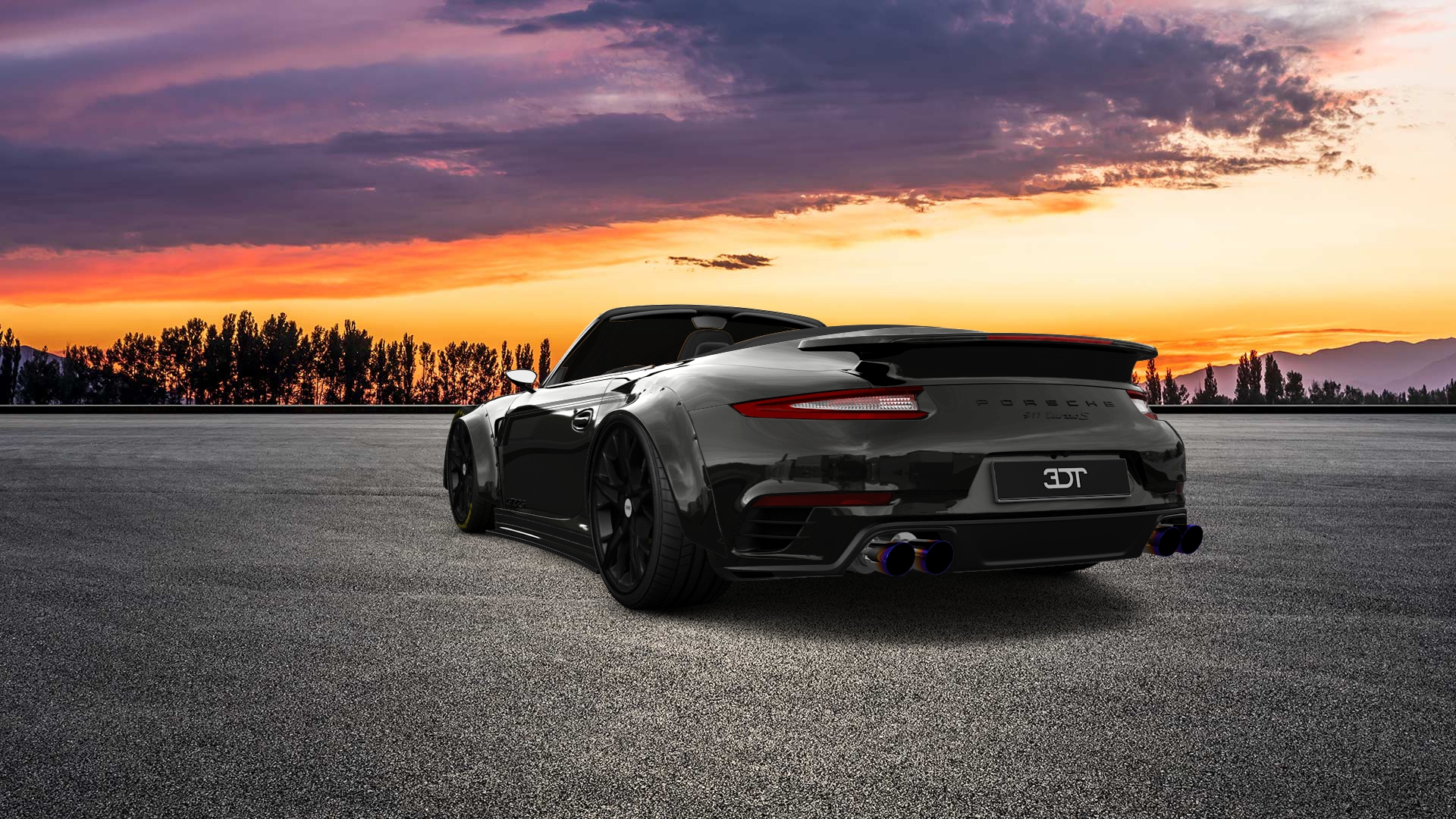 Porsche 911 Turbo S 2 Door Convertible 2014 tuning