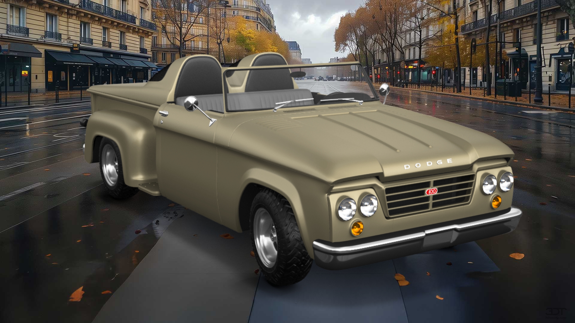 Dodge D-100 Stepside 2 Door pickup truck 1961 Images