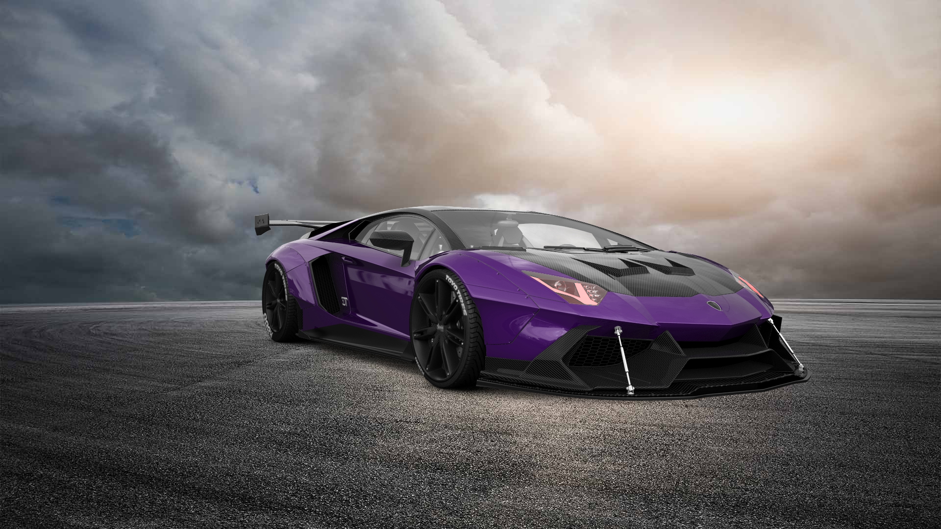 Lamborghini Aventador 2 Door Coupe 2012 tuning