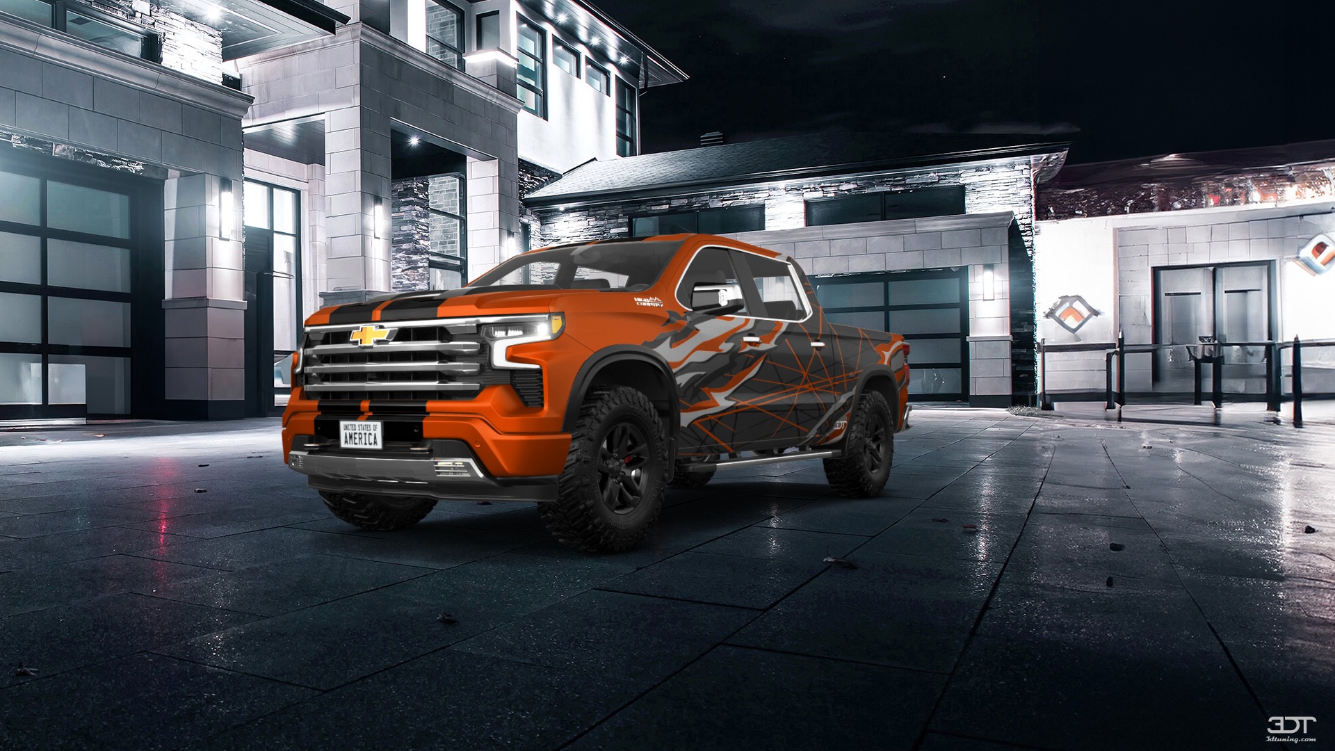 Chevrolet Silverado 1500 Crew Cab 5.8 ft box 4 Door pickup truck 2023 tuning