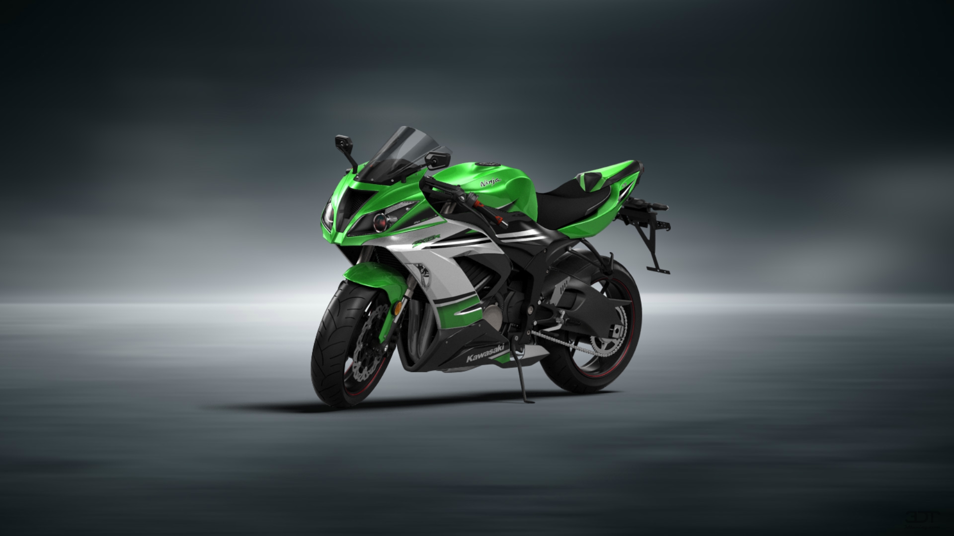 Kawasaki Ninja ZX 6R Sport Bike 2015 tuning