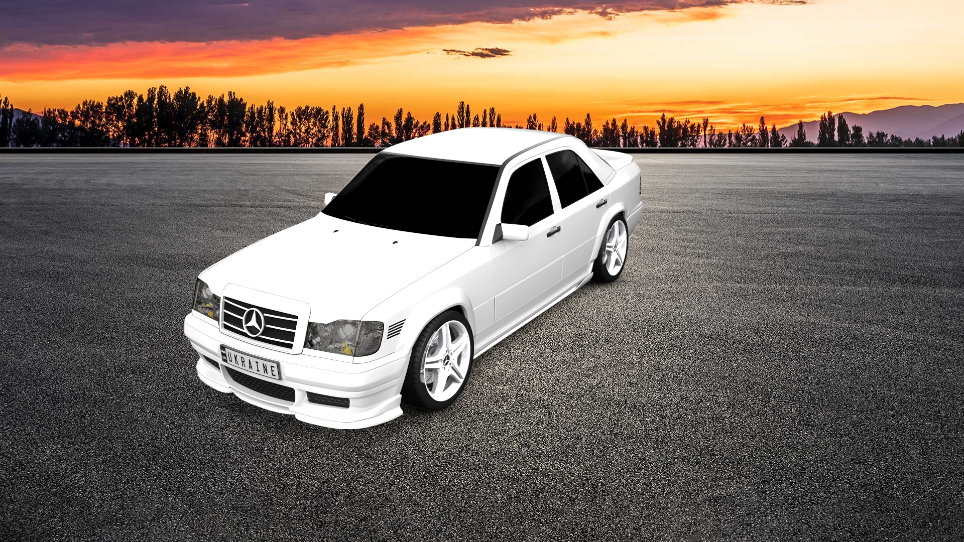 Mercedes E-Class Sedan 1984 tuning