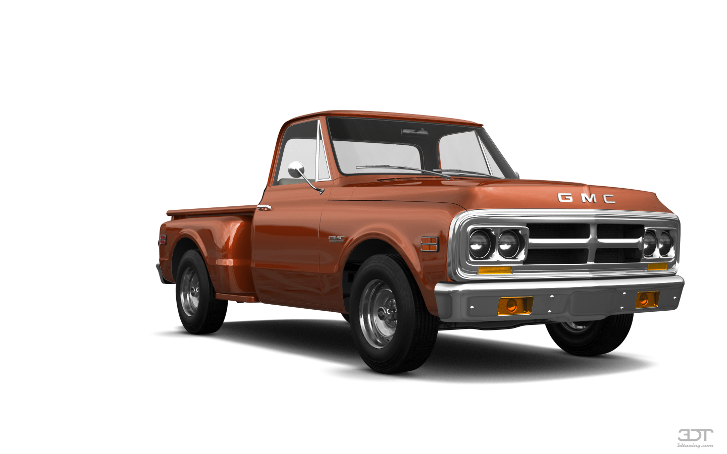 Tuning GMC K1500 2 Door pickup truck 1971