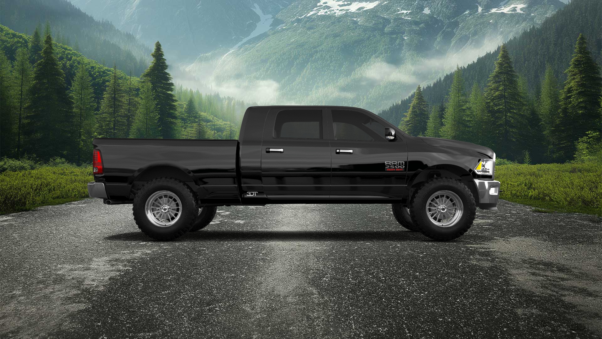 Dodge Ram 2500 Mega Cab 6.4 ft box 4 Door pickup truck 2010