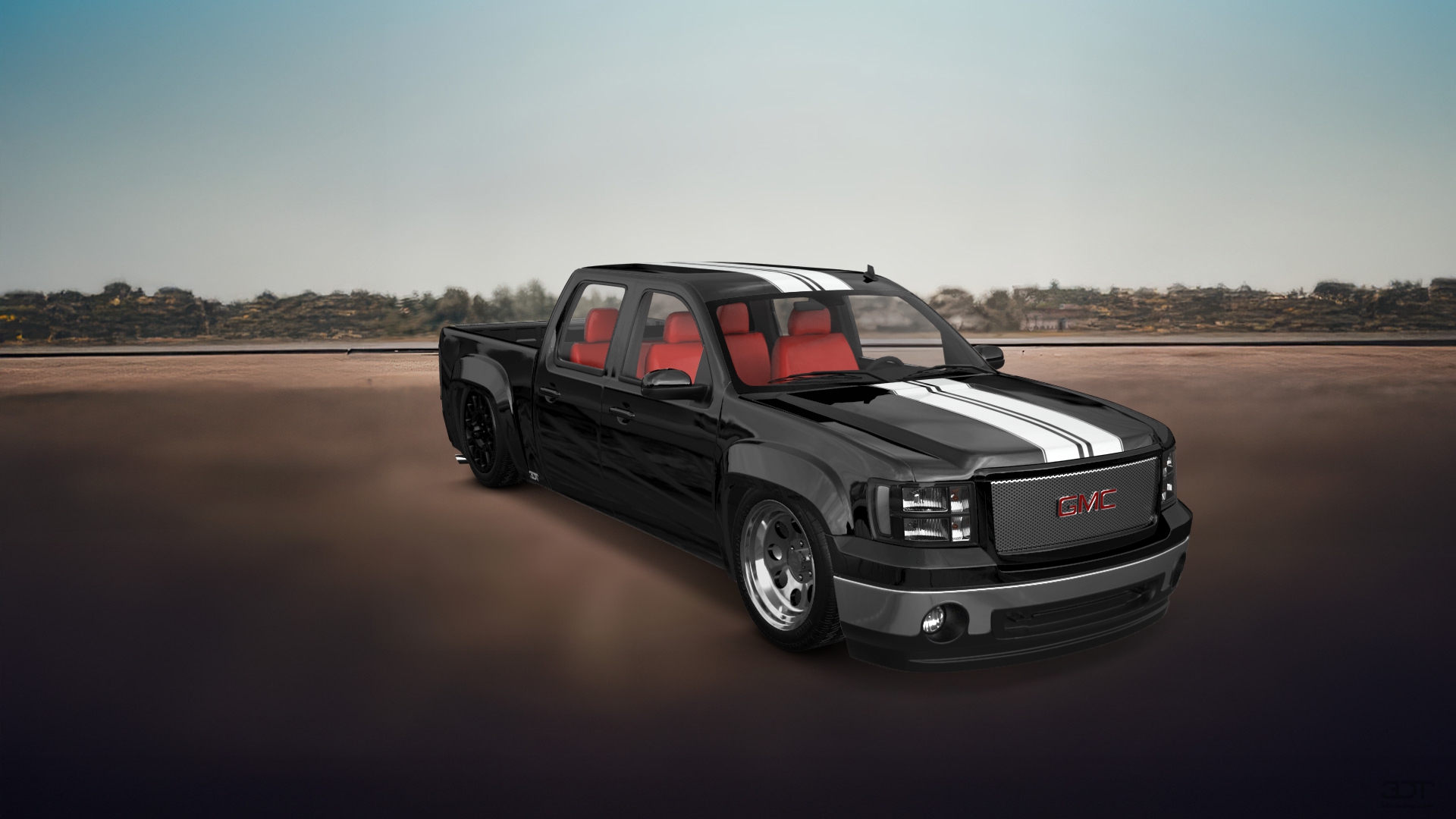 GMC Sierra 1500 Crew Cab 5.8 ft box 4 Door pickup truck 2007 tuning