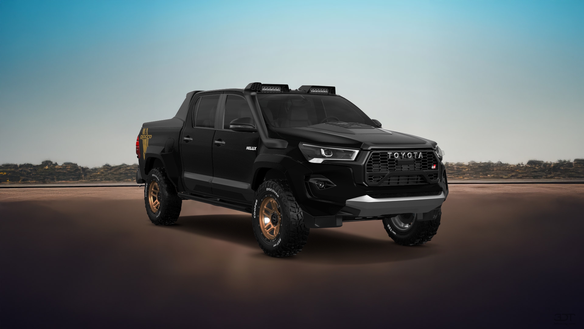 Toyota Hilux Double Cab 4 Door pickup truck 2015 tuning