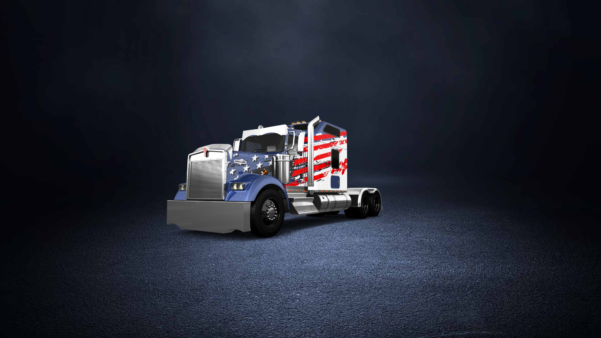 Kenworth W900 Sleeper Cab Truck 2015 tuning