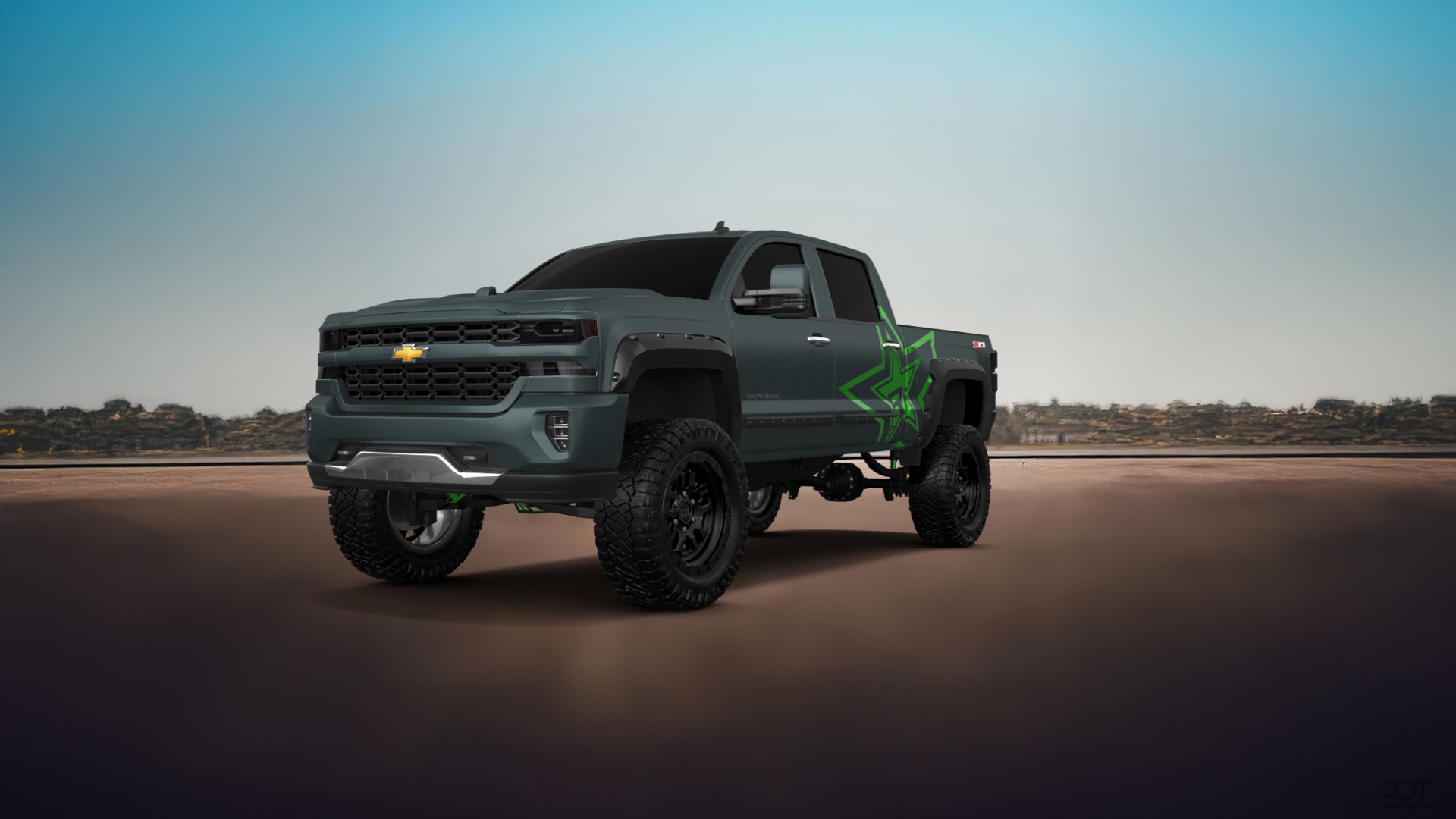 Chevrolet Silverado 1500 4 Door pickup truck 2016 tuning
