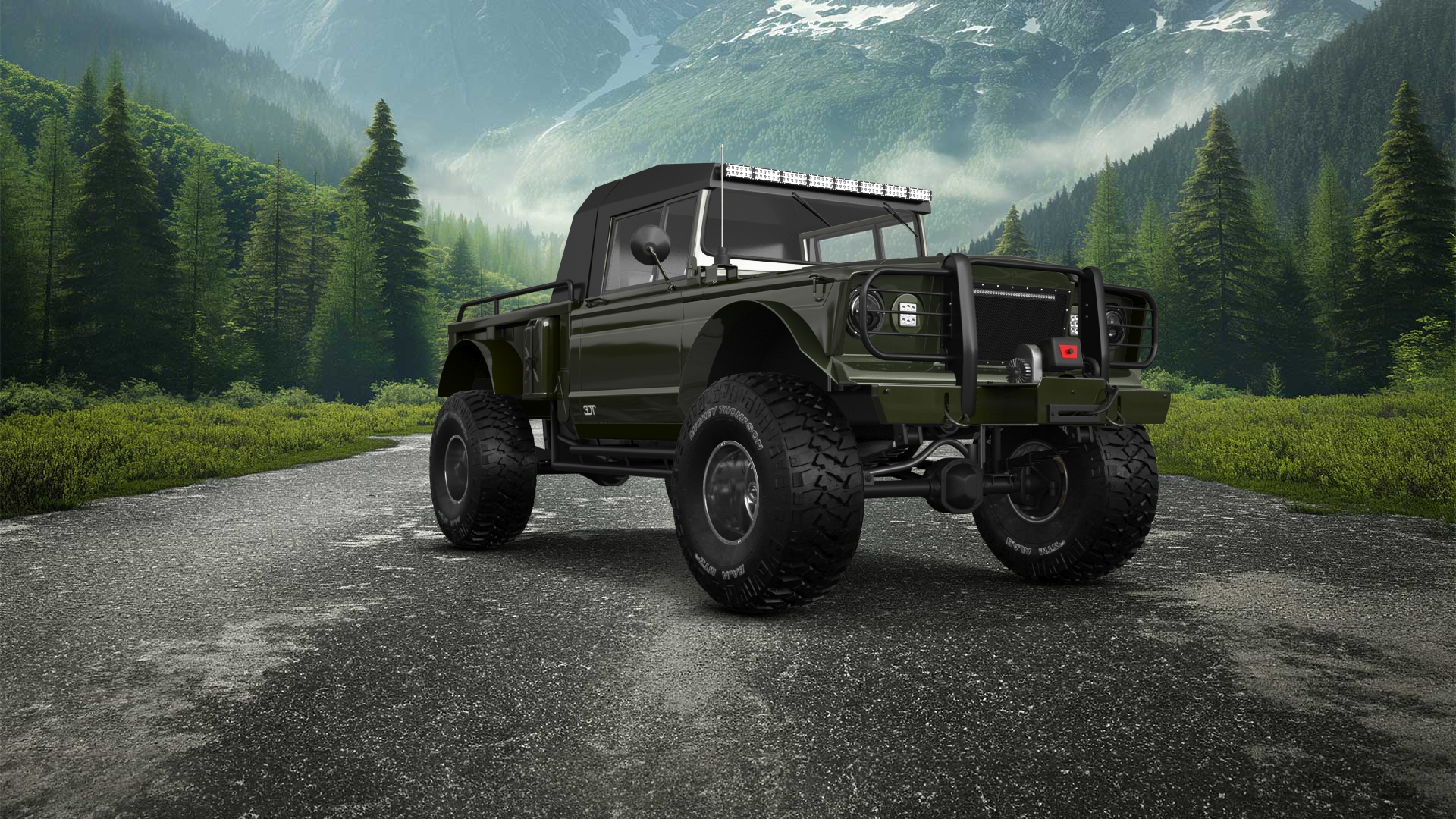 Jeep Kaiser M715 2 Door pickup truck 1968 tuning