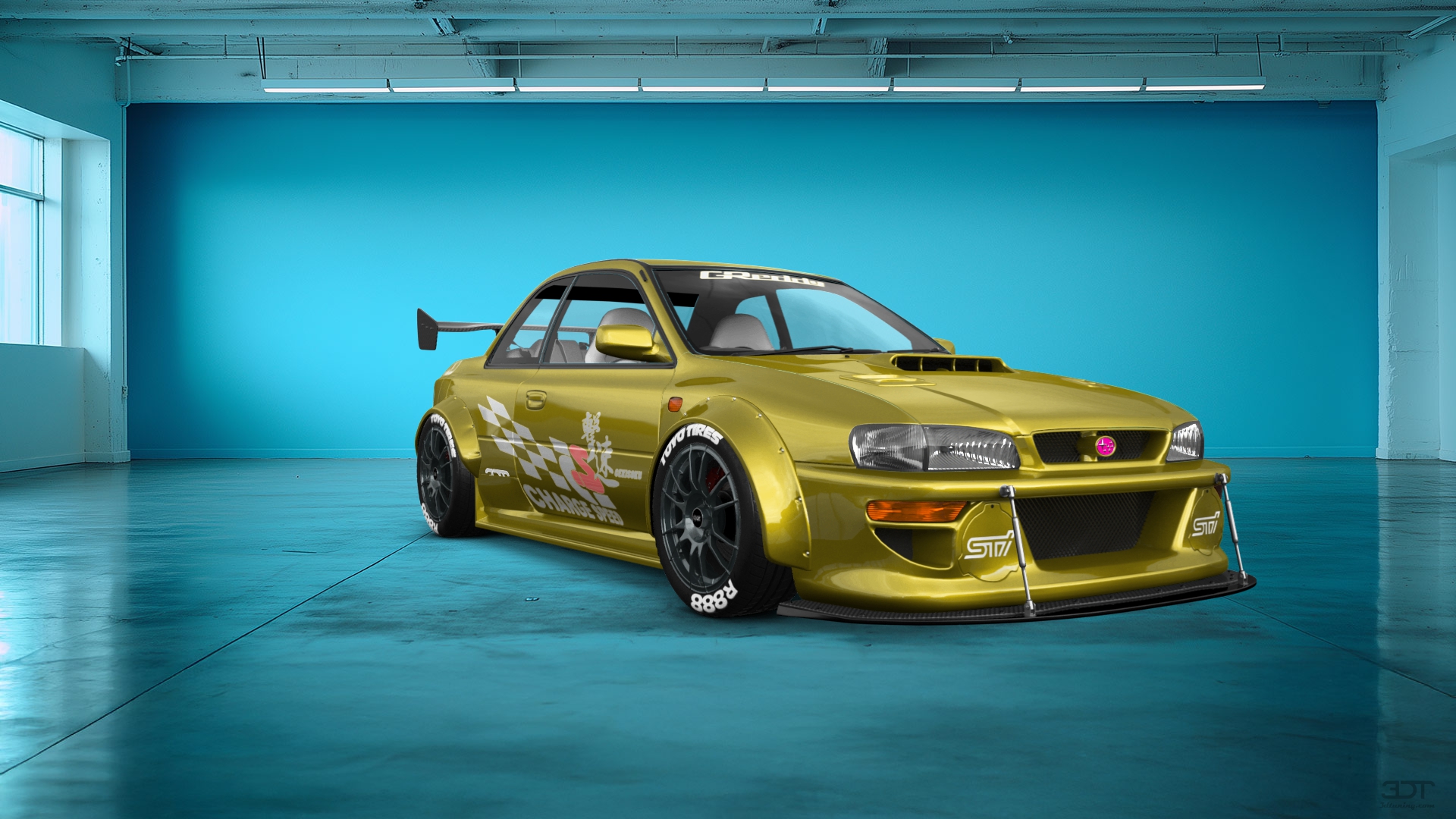Subaru Impreza WRX STI 22B 2 Door Coupe 2000 tuning