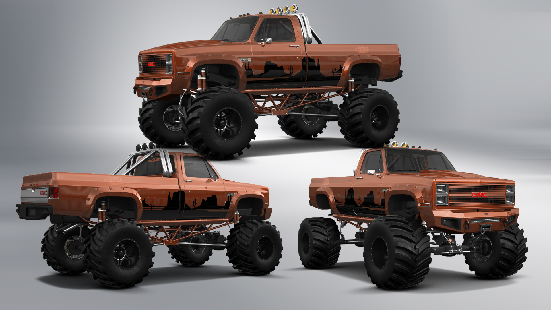 GMC Sierra 1500 2 Door pickup truck 1985 tuning