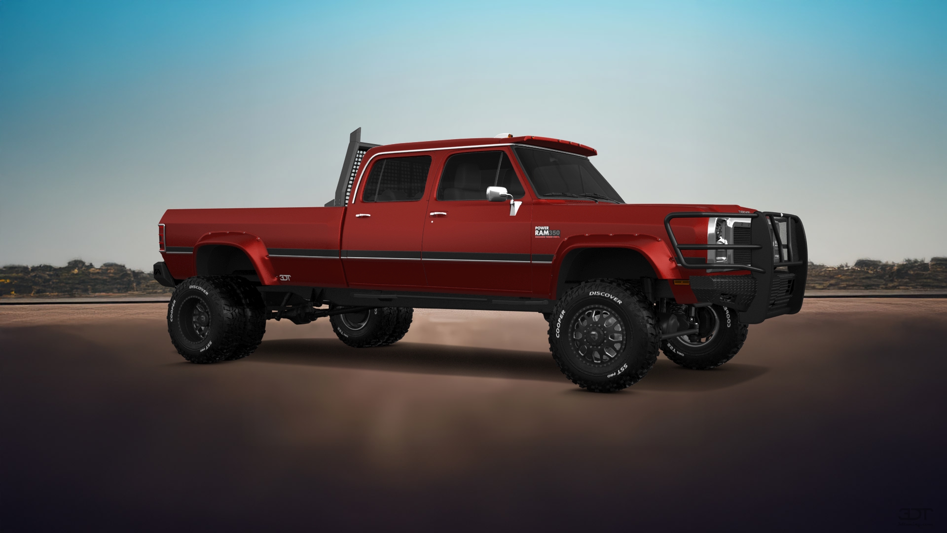 Dodge Ram 350 4 Door pickup truck 1991 tuning
