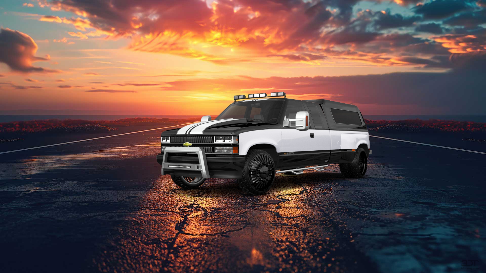 Chevrolet K3500 Extended Cab Pickup Truck 1988 tuning