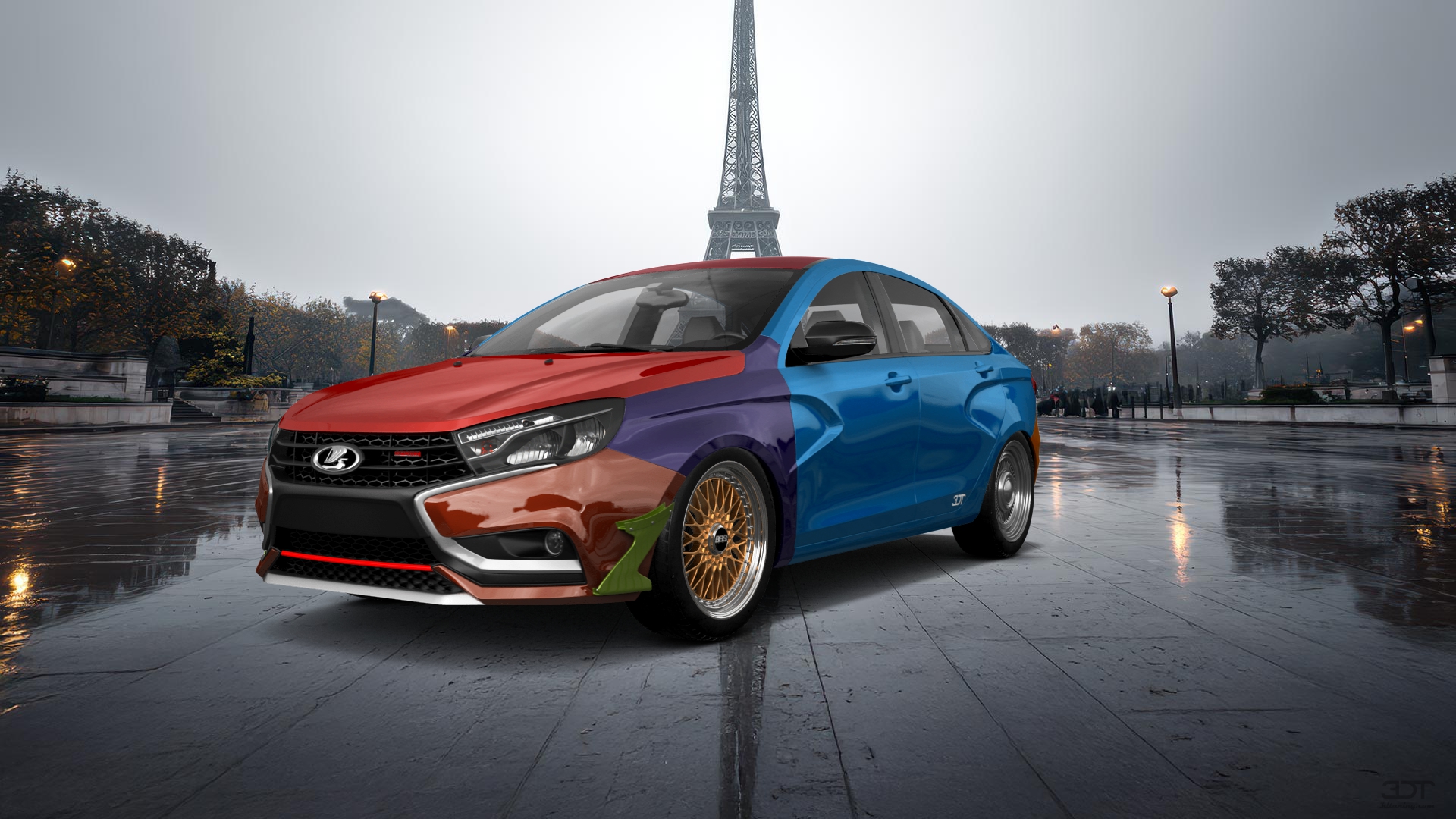 Lada Vesta 4 Door Saloon 2016 tuning