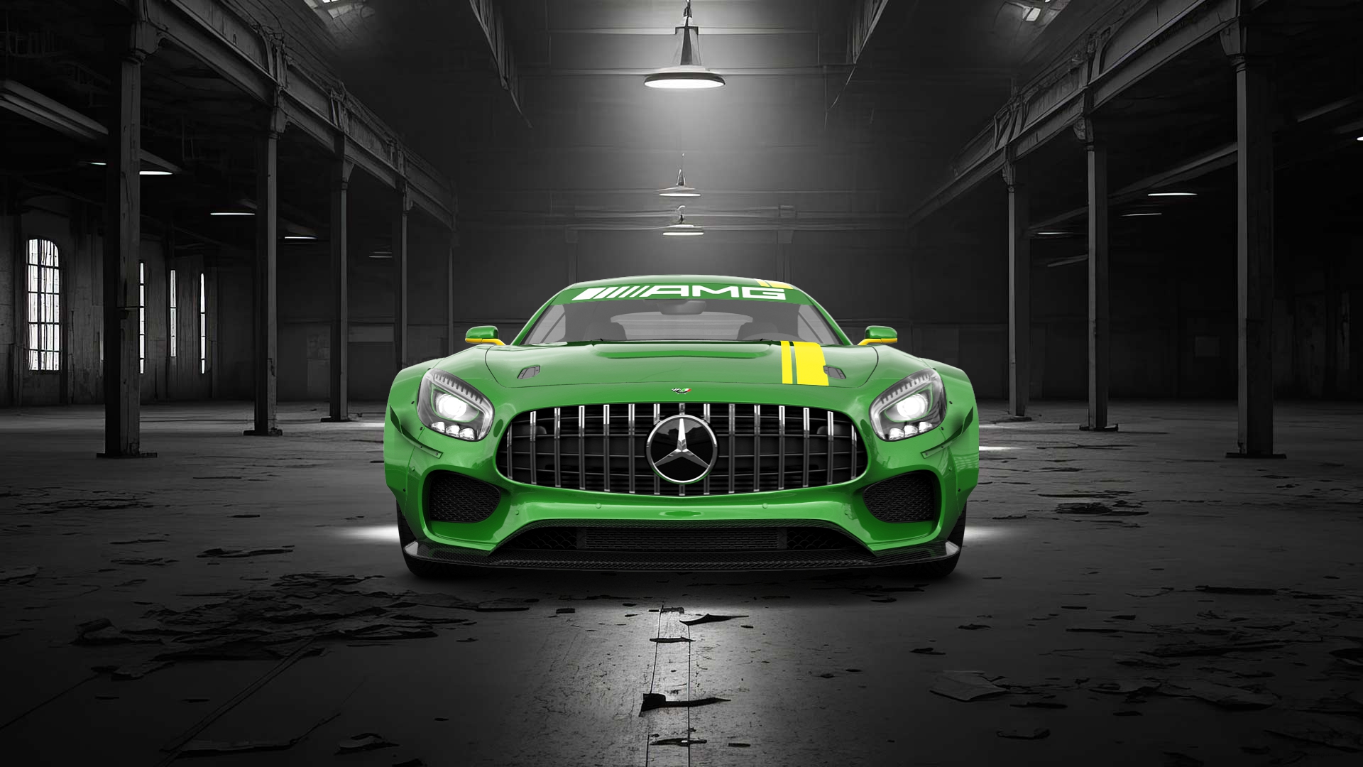 Mercedes AMG GT 2 door fastback coupe 2016 tuning