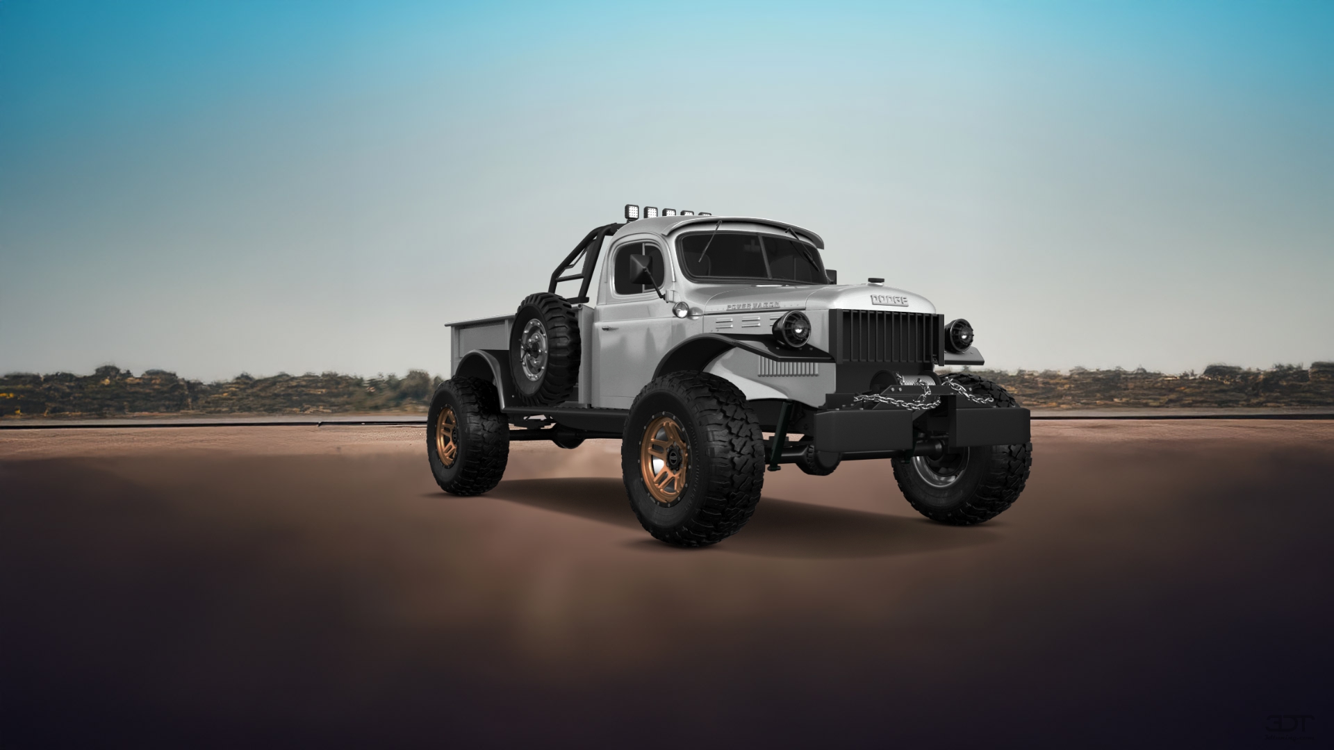 Dodge Power Wagon 2 Door pickup truck 1947 tuning