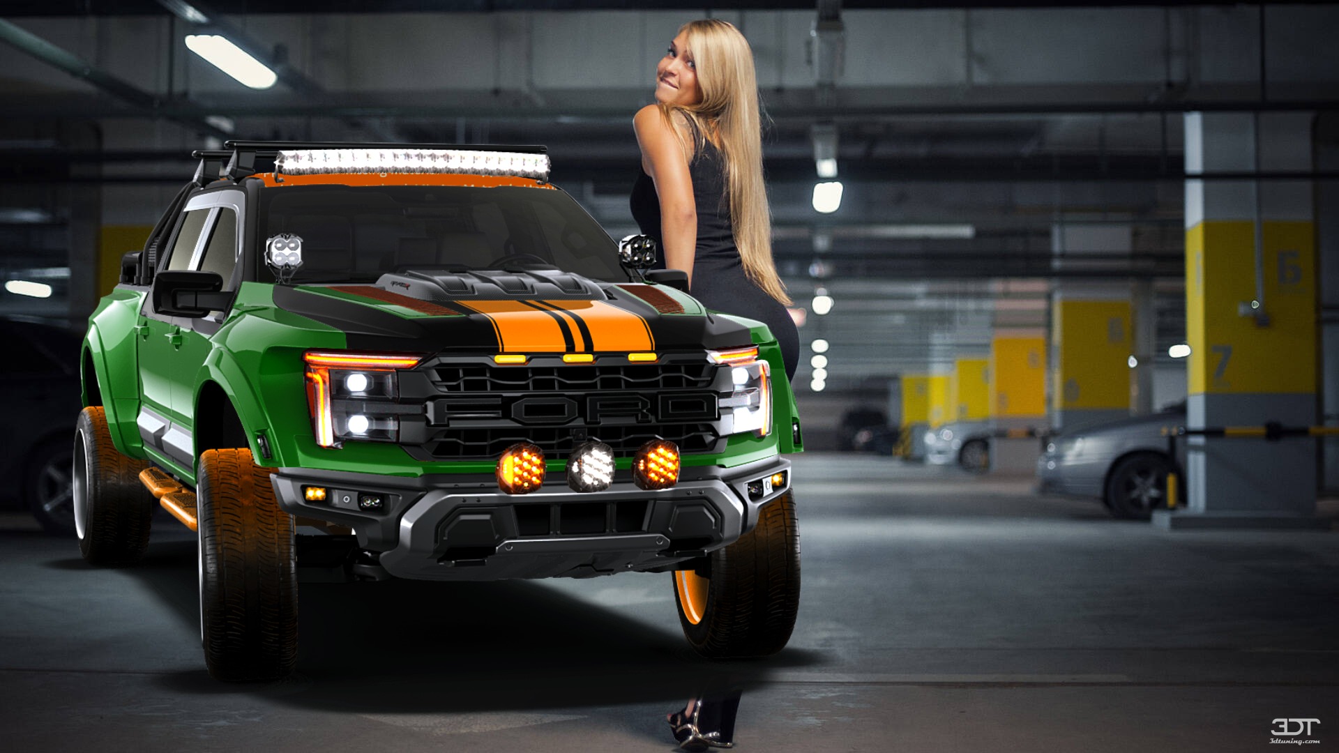 Ford F-150 Raptor 4 Door pickup truck 2024 tuning