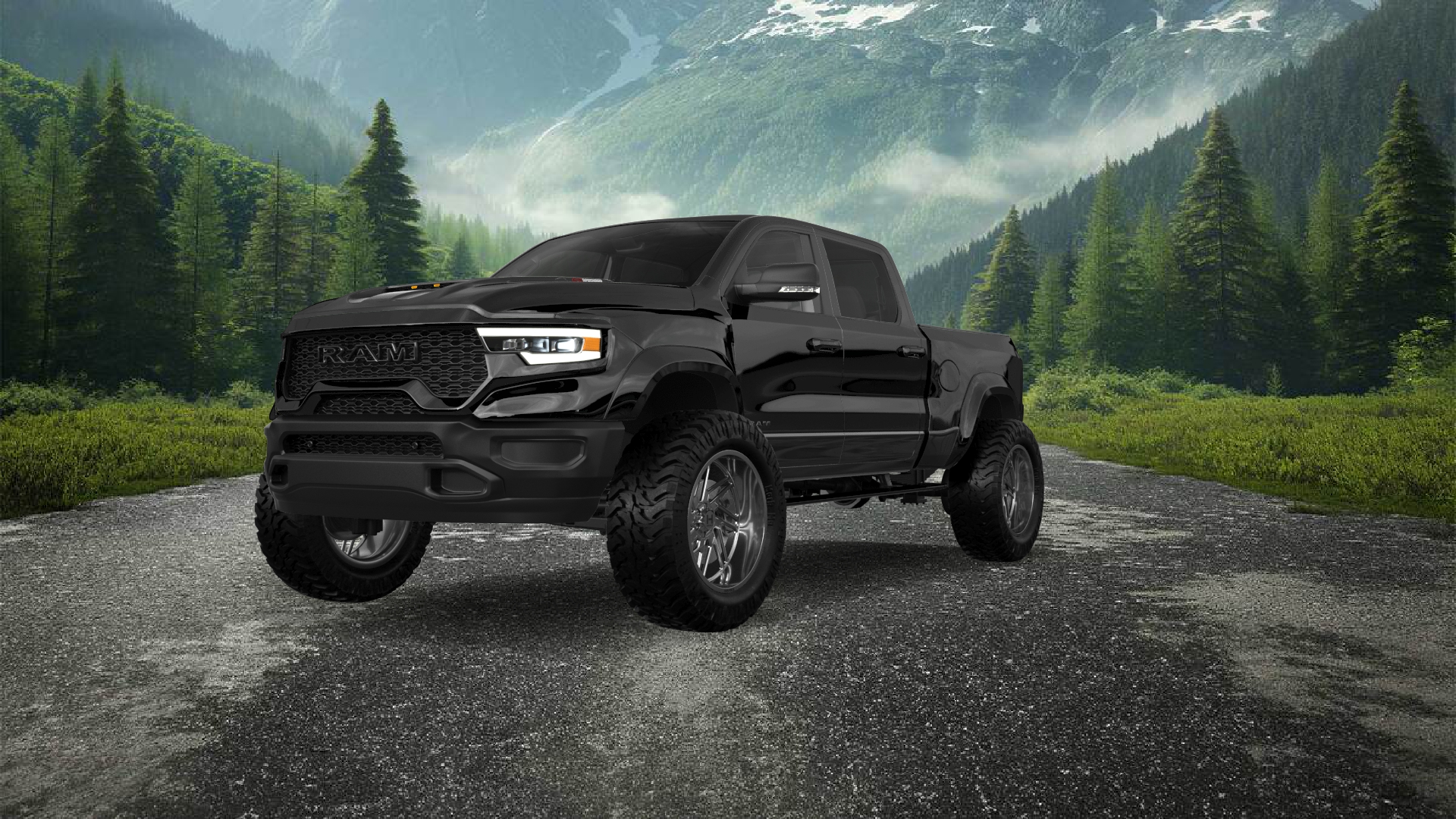 Dodge Ram 1500 TRX 4 Door pickup truck 2021