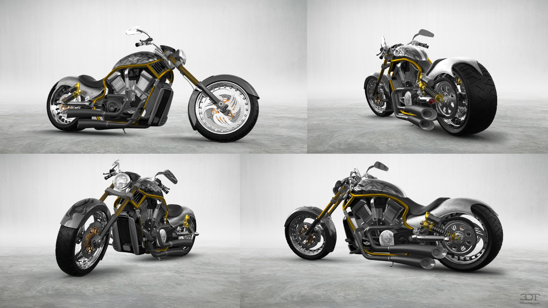 Harley-Davidson Custom Chopper Cruiser 2011 Images