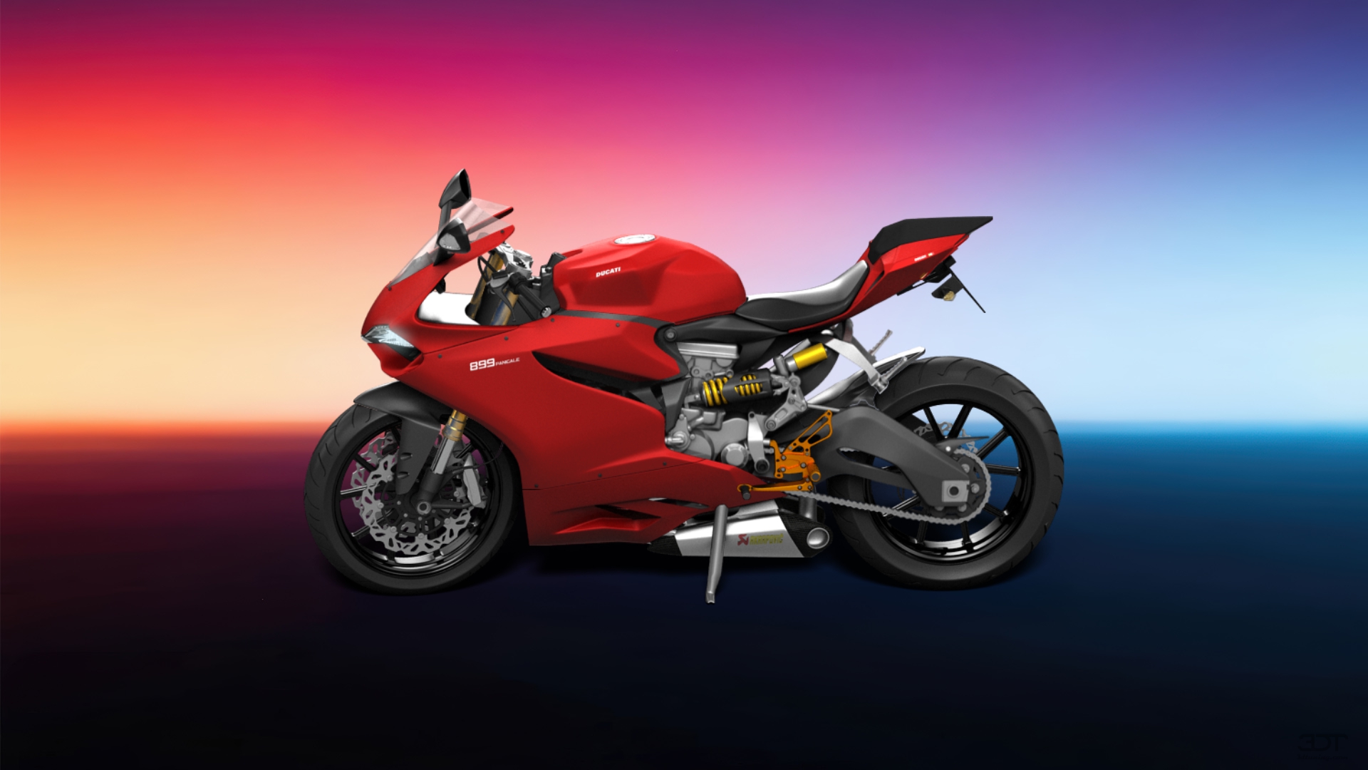 Ducati 899 Panigale Sport Bike 2015 Images