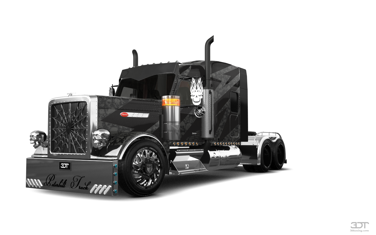 Tuning Peterbilt 589 Sleeper Cab Truck 2024