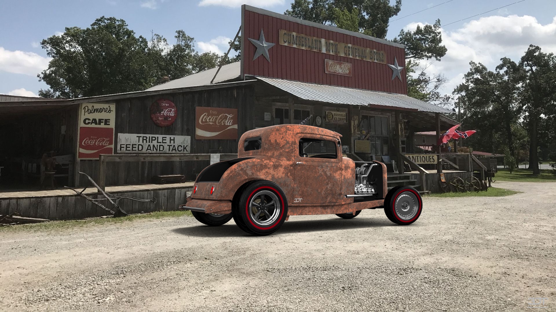 Tuning Ford Model B Deluxe 2 Door Coupe 1932