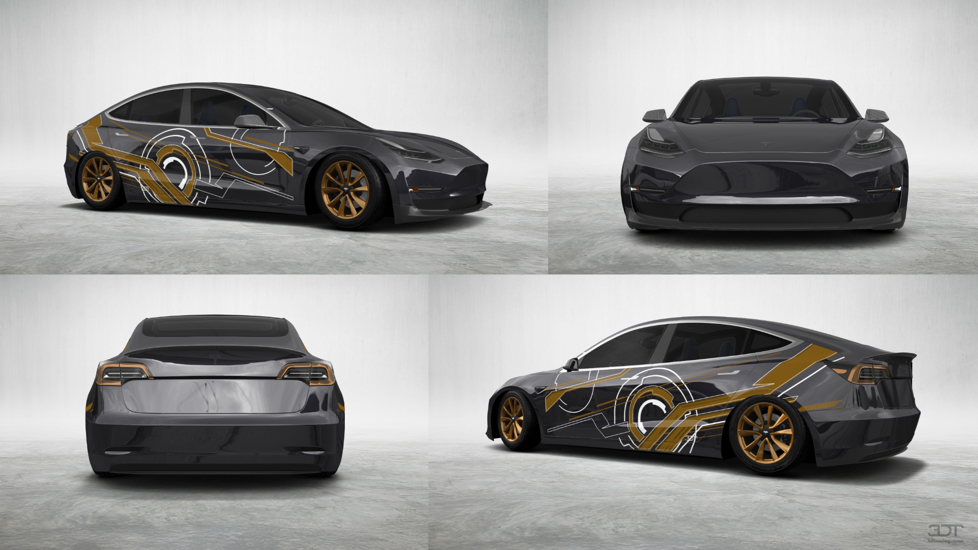 Tesla Model 3 4 Door Saloon 2017 tuning