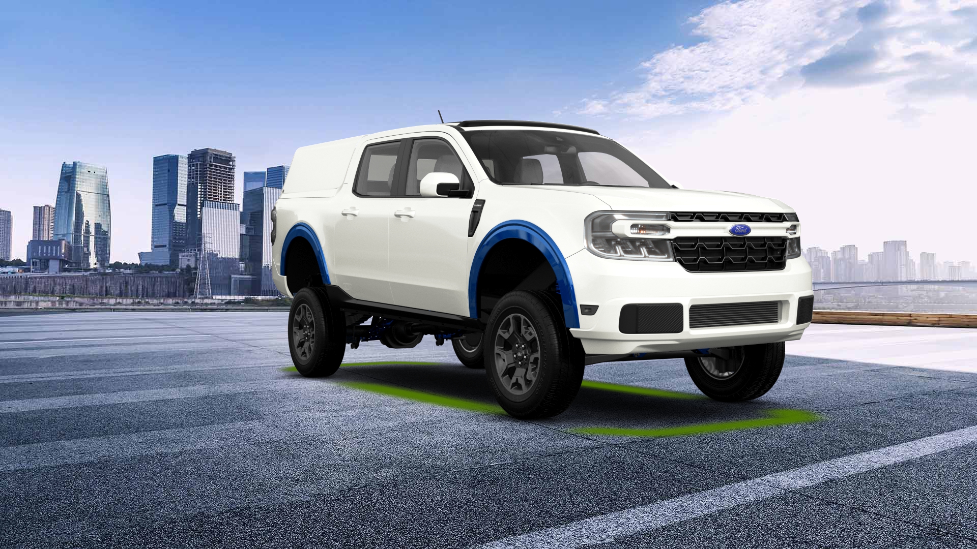 Ford Maverick 4 Door pickup truck 2022 tuning