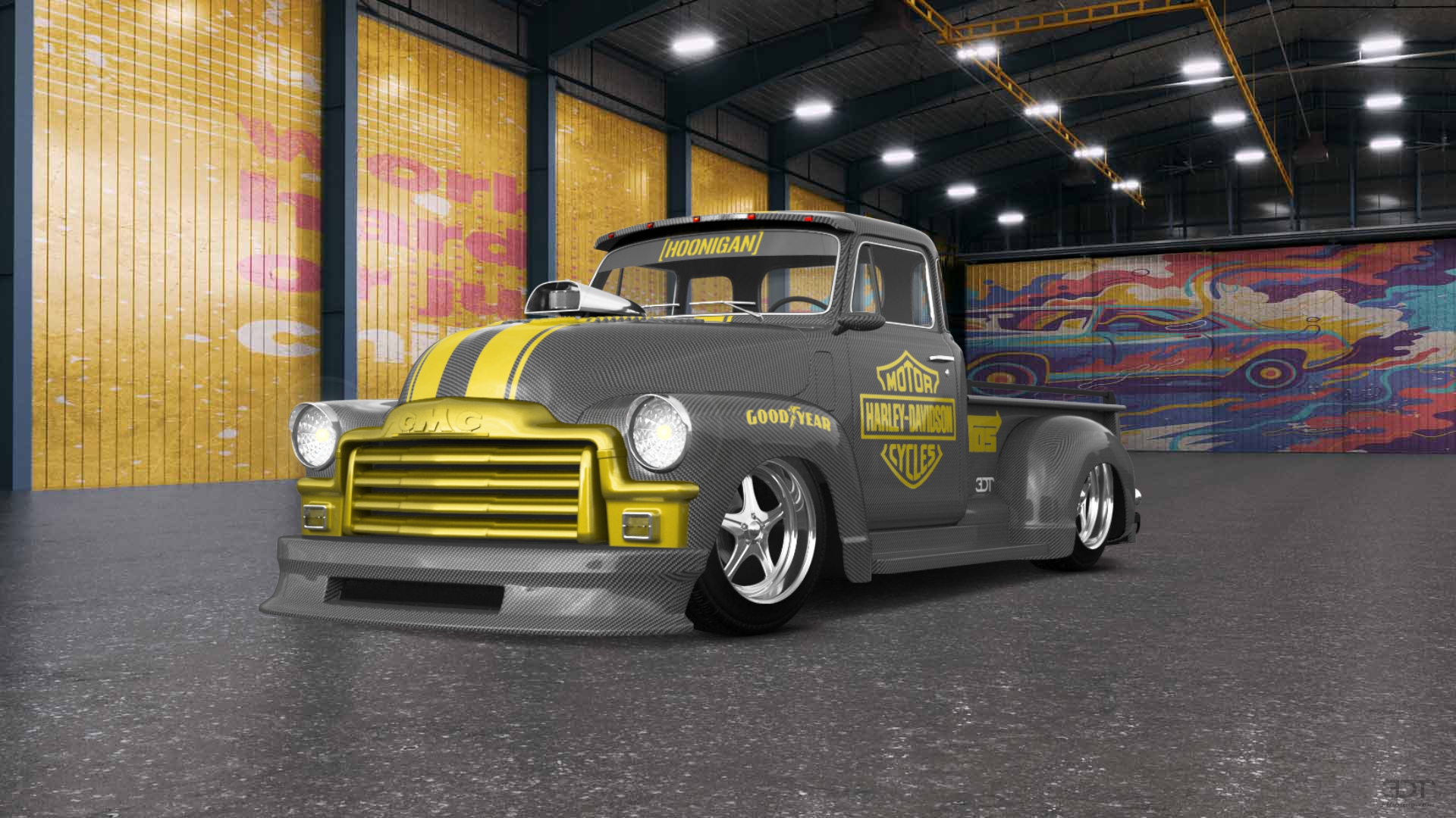 GMC 100 Stepside 2 Door pickup truck 1954 tuning
