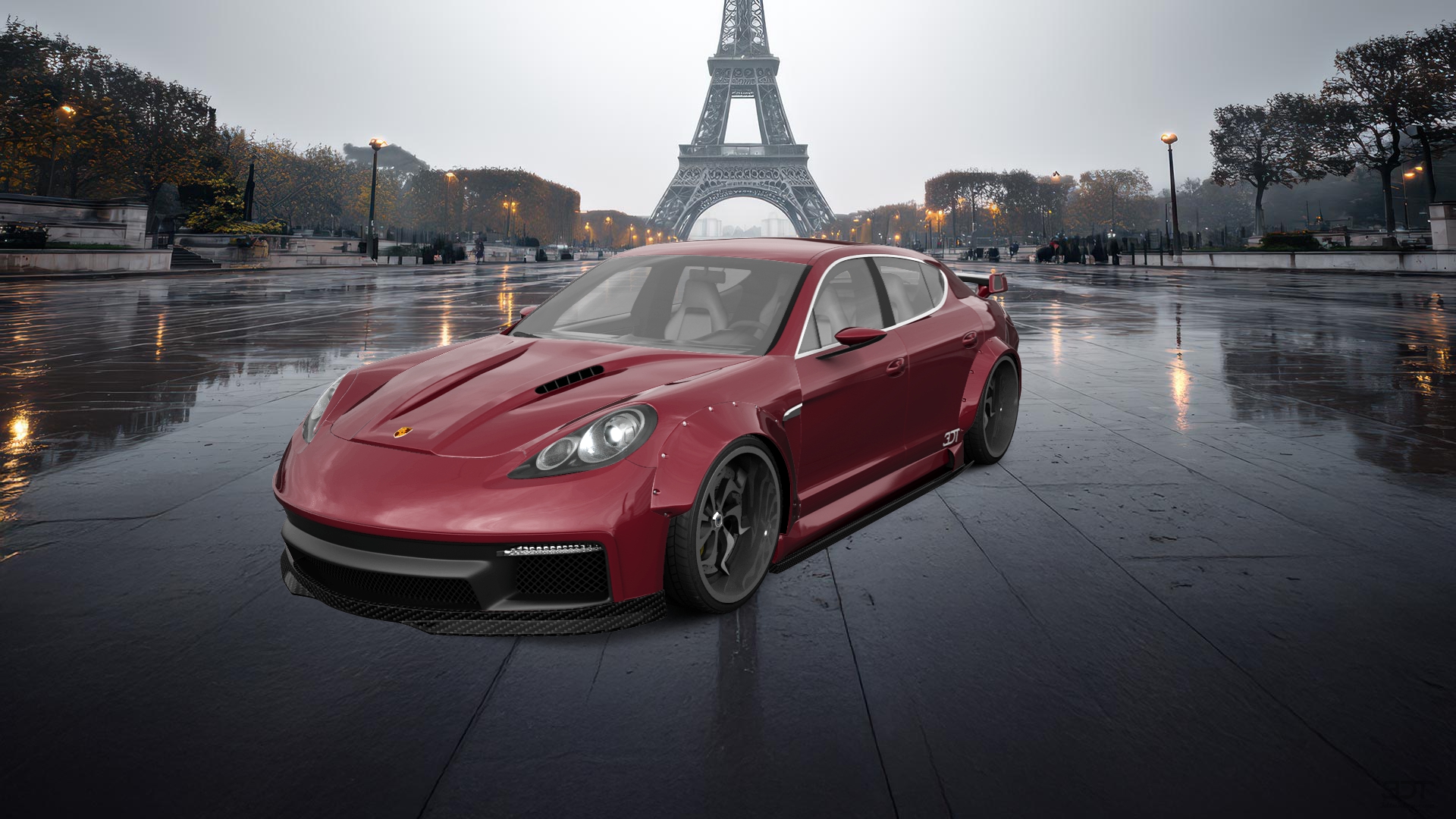 Porsche Panamera 4 door fastback saloon 2011 tuning