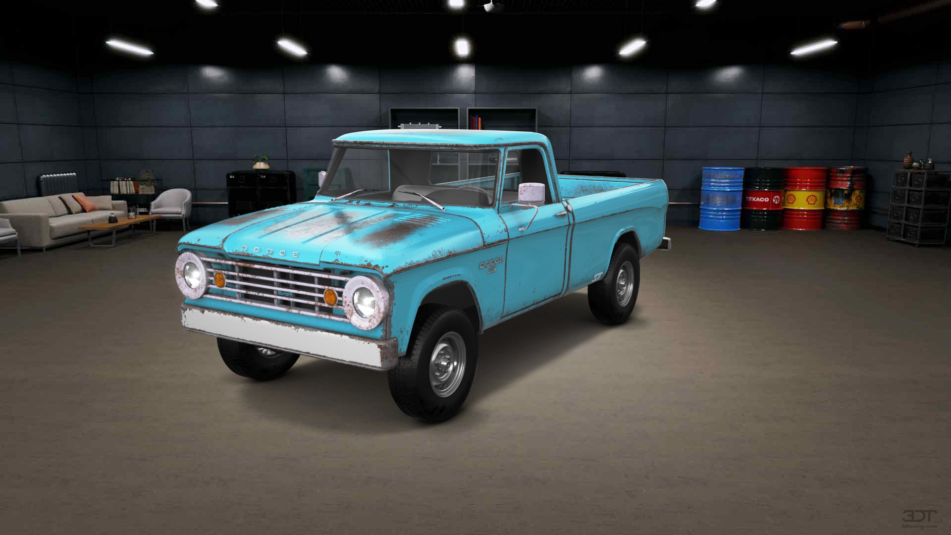 Dodge Power Wagon W200 2 Door pickup truck 1966 tuning