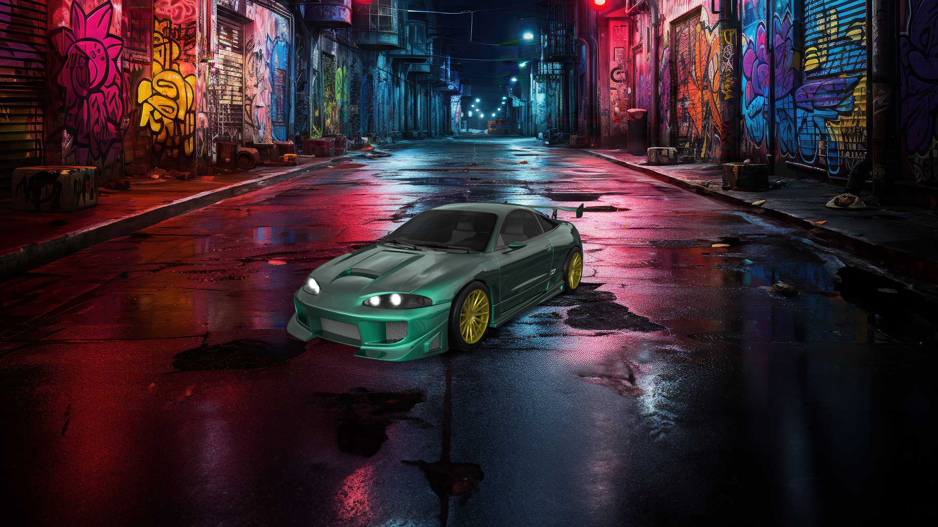 Mitsubishi Eclipse GSX Coupe 1995 tuning