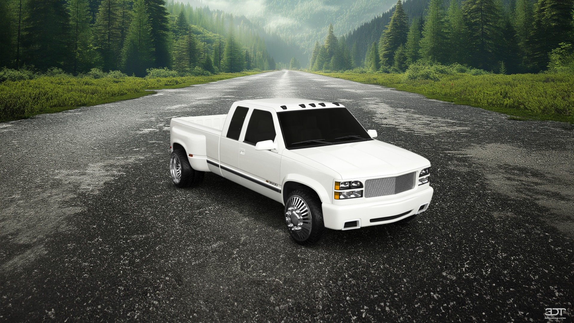 Chevrolet K3500 Extended Cab Pickup Truck 1988