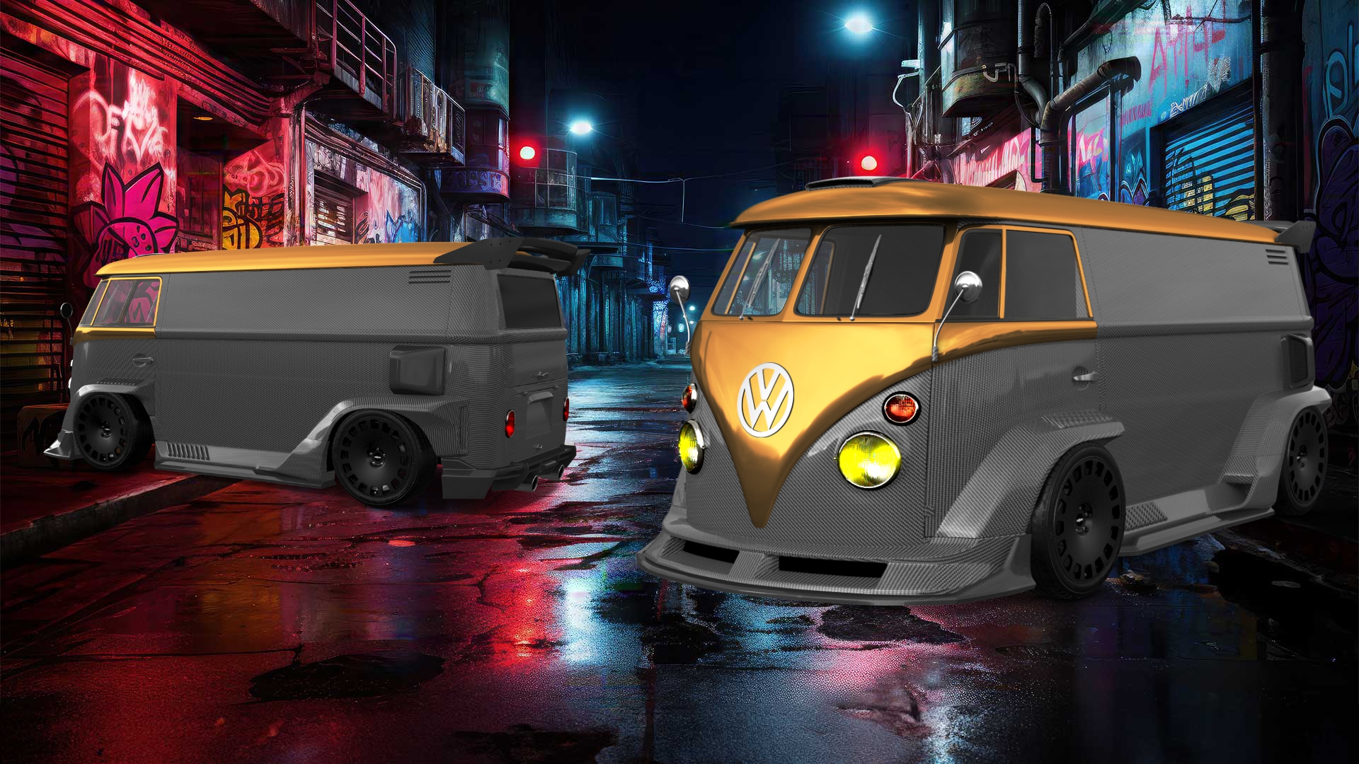 Volkswagen T1 Van 1950 tuning