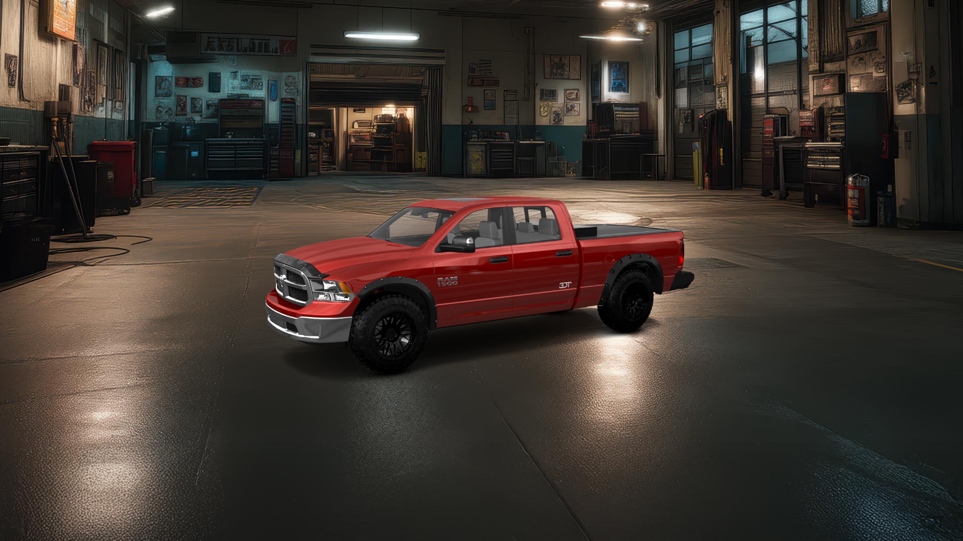 Dodge Ram 1500 6.4 ft box 4 Door pickup truck 2013 tuning