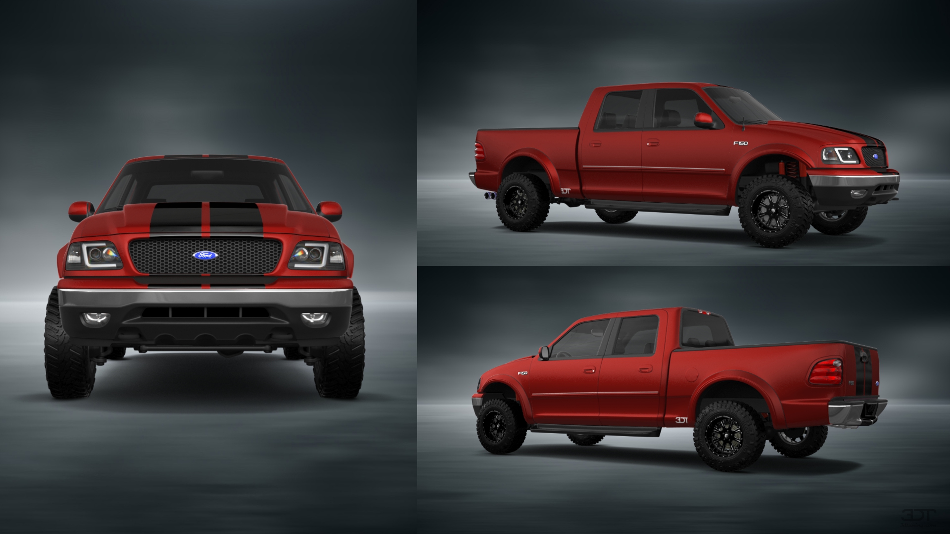 Ford F-150 SuperCrew 4 Door pickup truck 1997 tuning