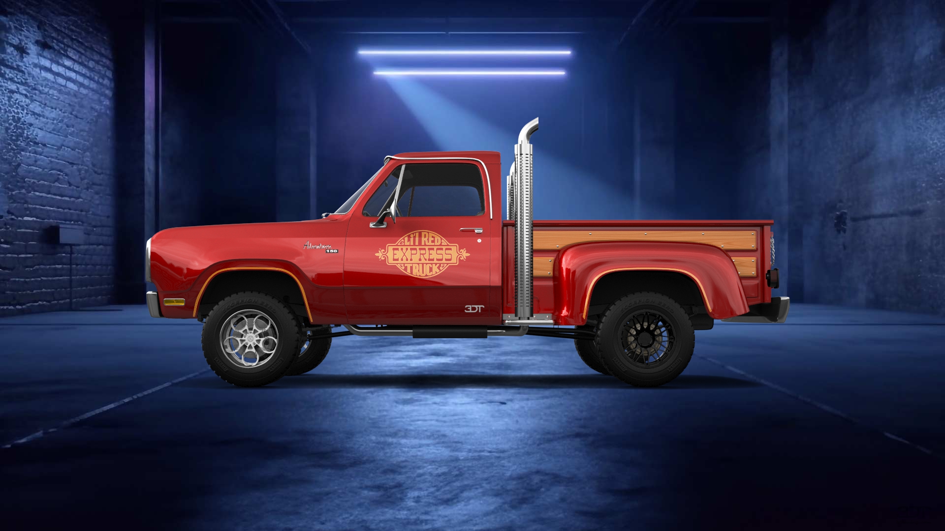 Dodge Lil Red Express 2 Door pickup truck 1978