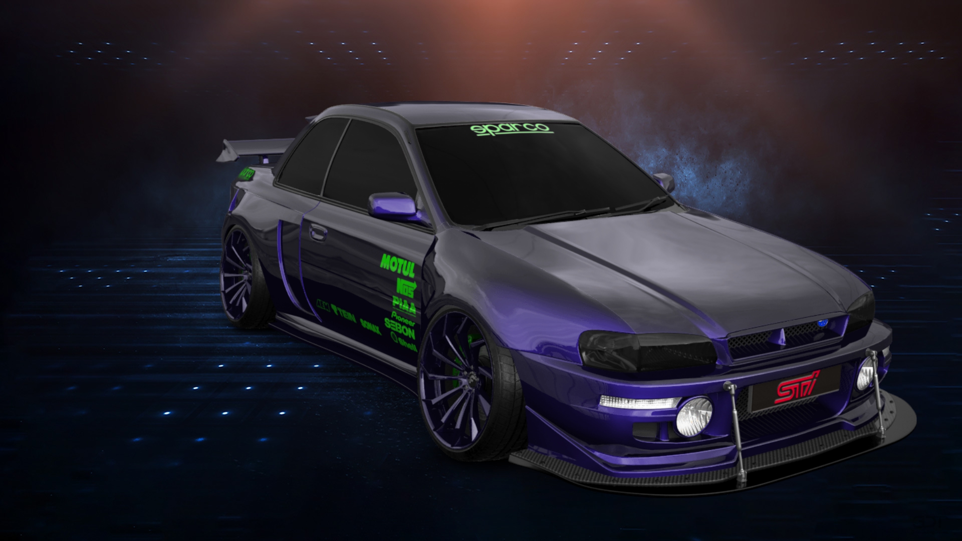 Subaru Impreza WRX STI 22B 2 Door Coupe 2000 tuning