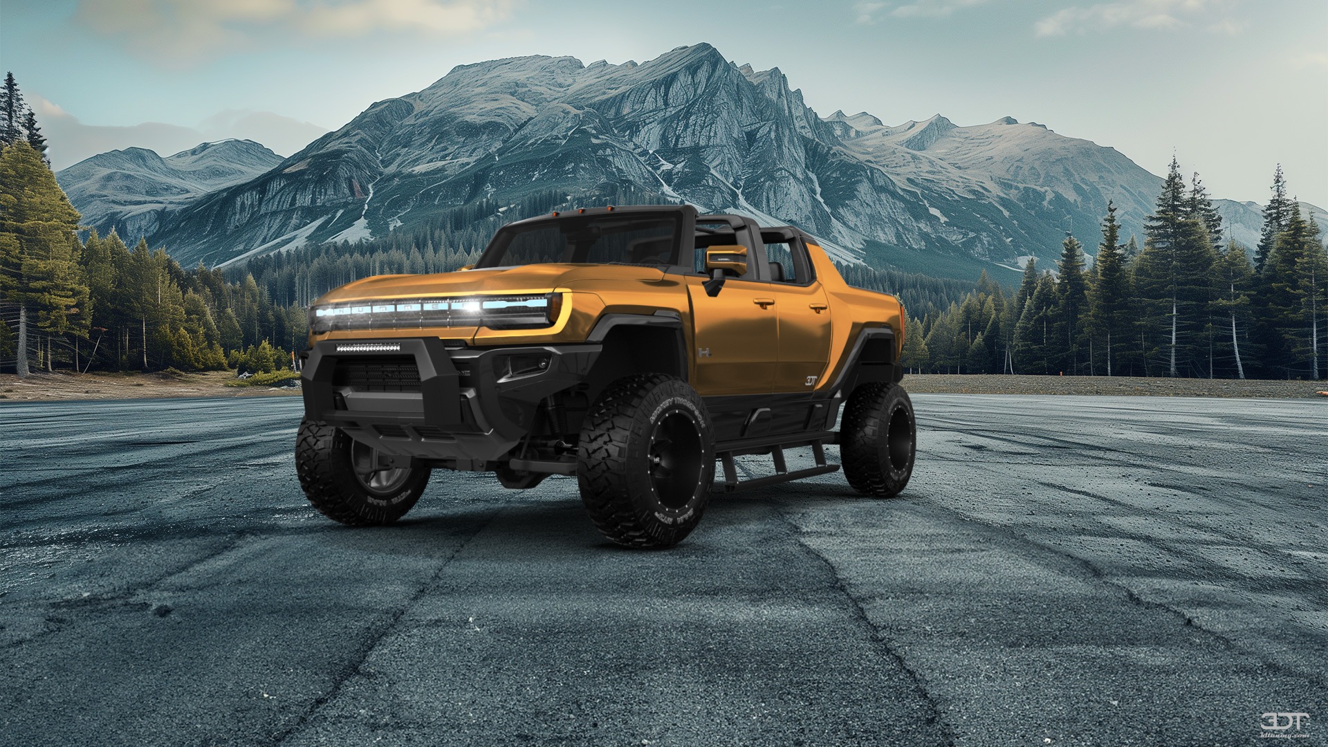 GMC Hummer EV 4 Door pickup truck 2021 tuning